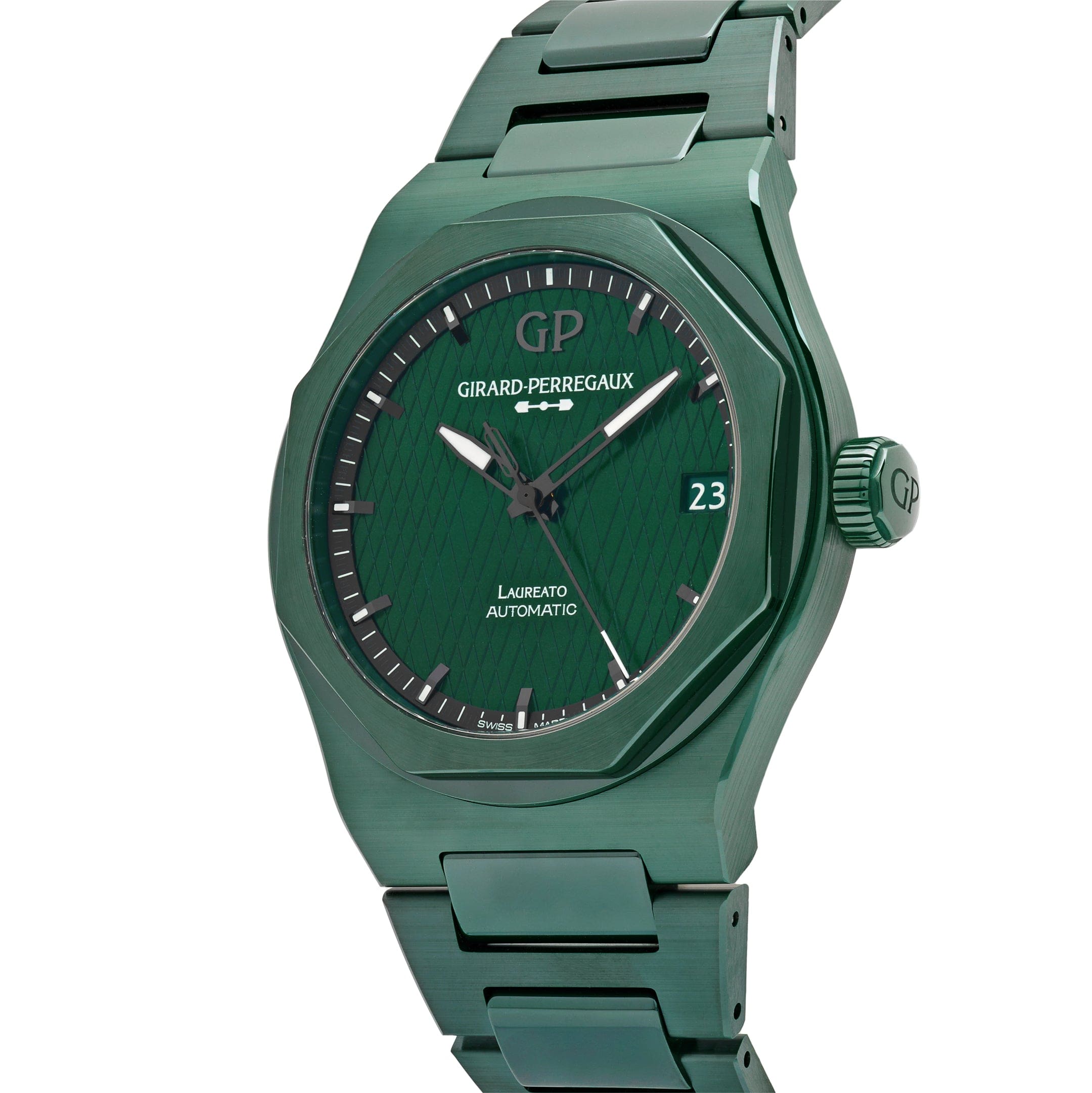 Girard Perregaux Laureato 81010-32-3081-1CX Ceramic Green Dial Aston Martin Limited Edition (2023) - Premium Luxury Product
