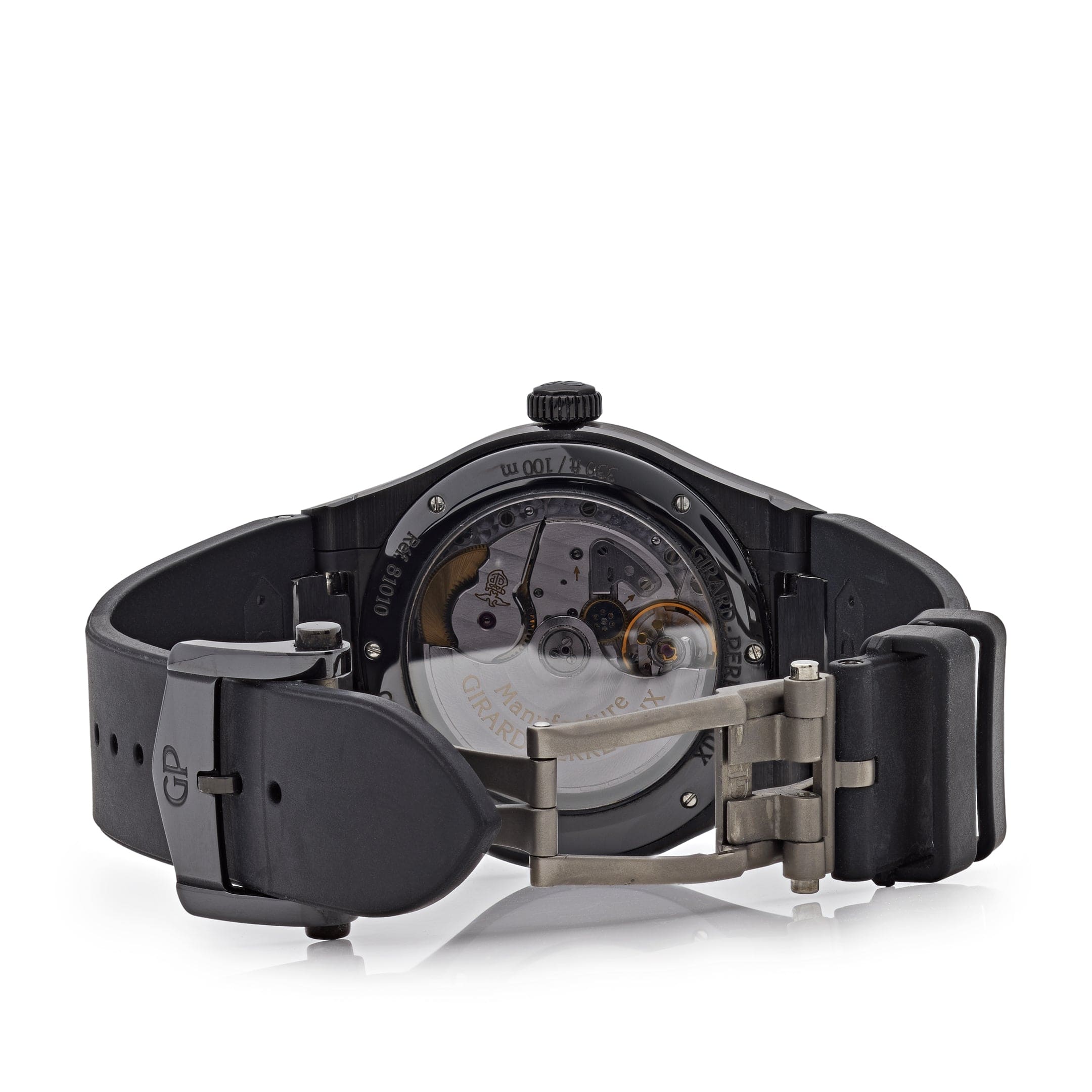 Girard Perregaux Laureato Ceramic Black Dial 81010-32-631-FK6A - Premium Luxury Product