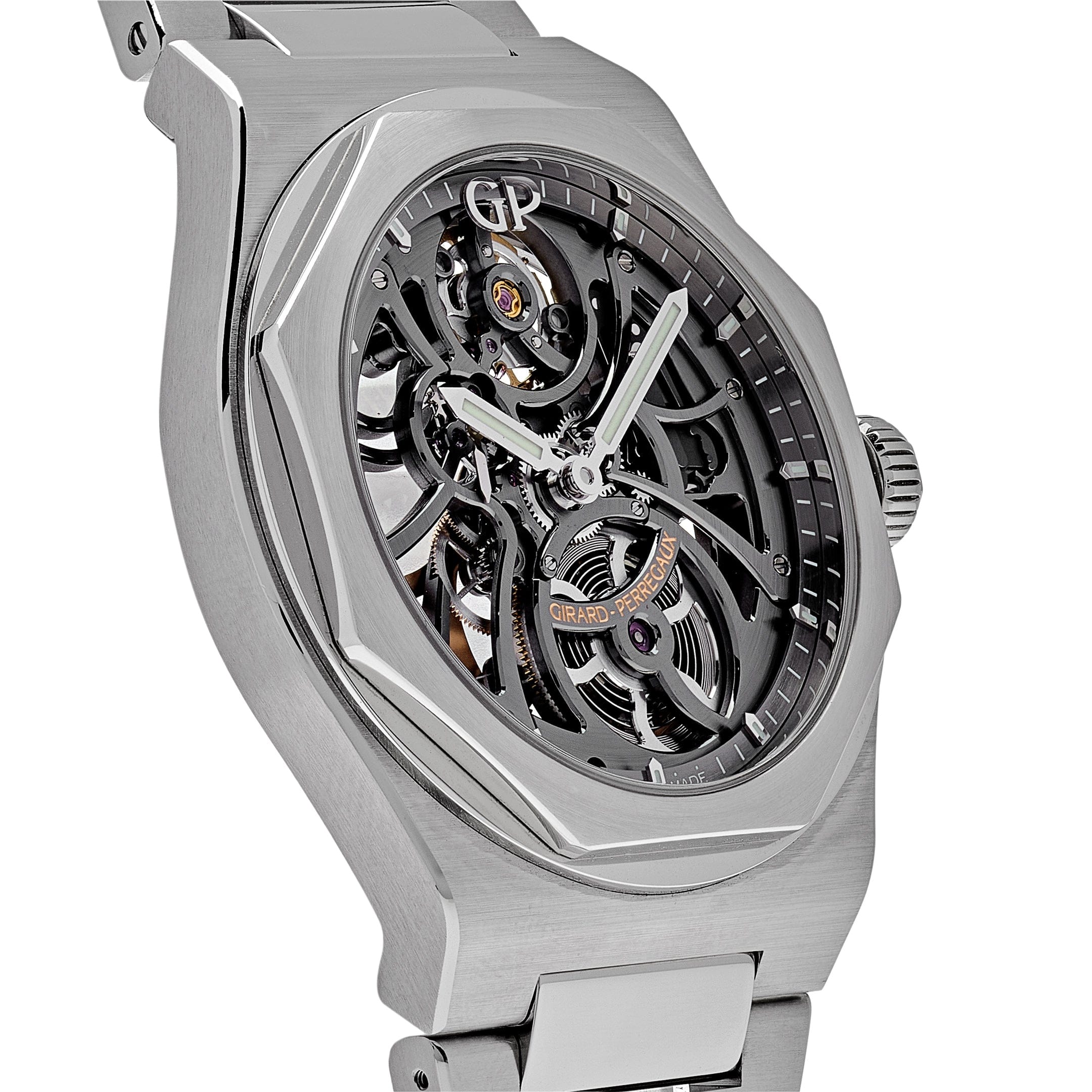 Girard Perregaux Laureato Skeleton 81015-11-001-11A - Premium Luxury Product