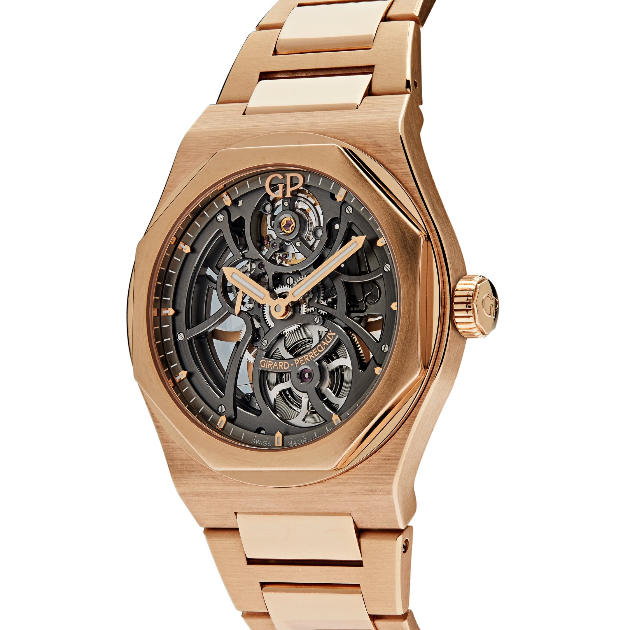Girard Perregaux Laureato Skeleton 81015-52-002-52A - Premium Luxury Product