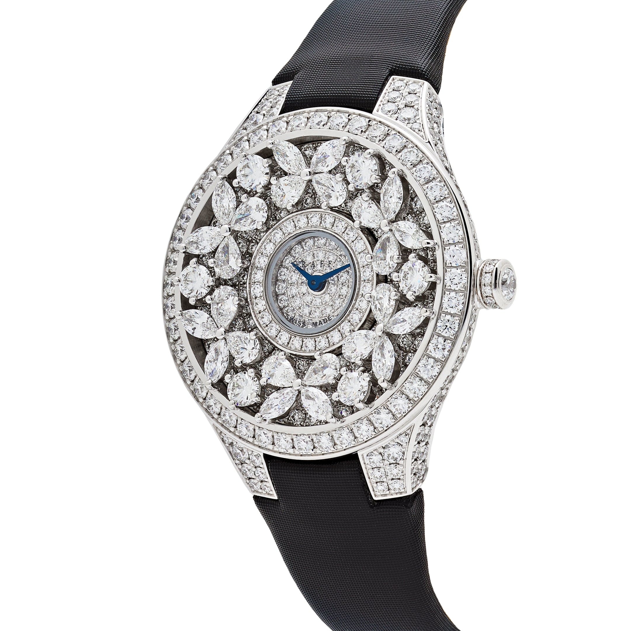 Graff Classic Butterfly Diamond Watch White Gold Diamond Dial - Premium Luxury Product