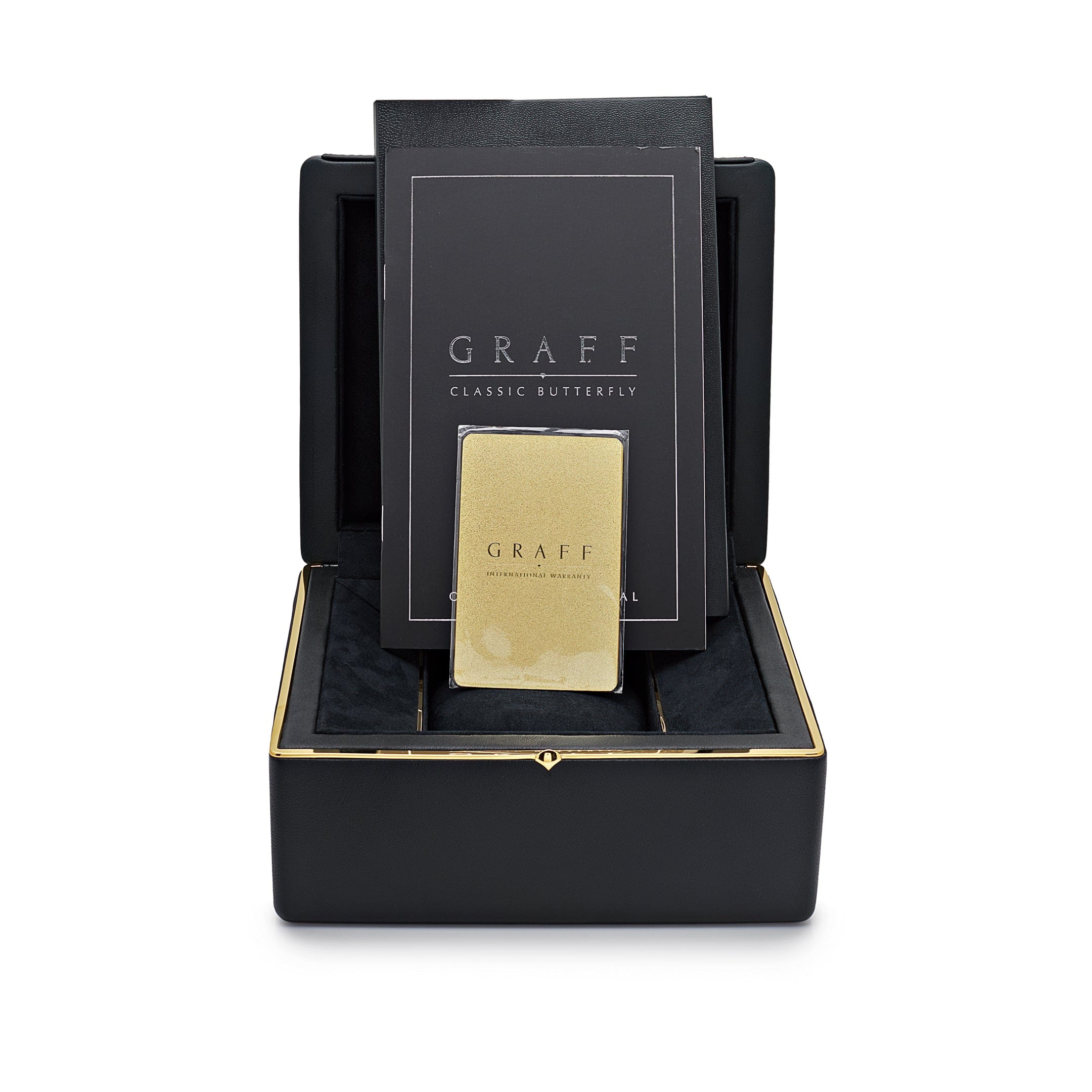 Graff Classic Butterfly Diamond Watch White Gold Diamond Dial - Premium Luxury Product