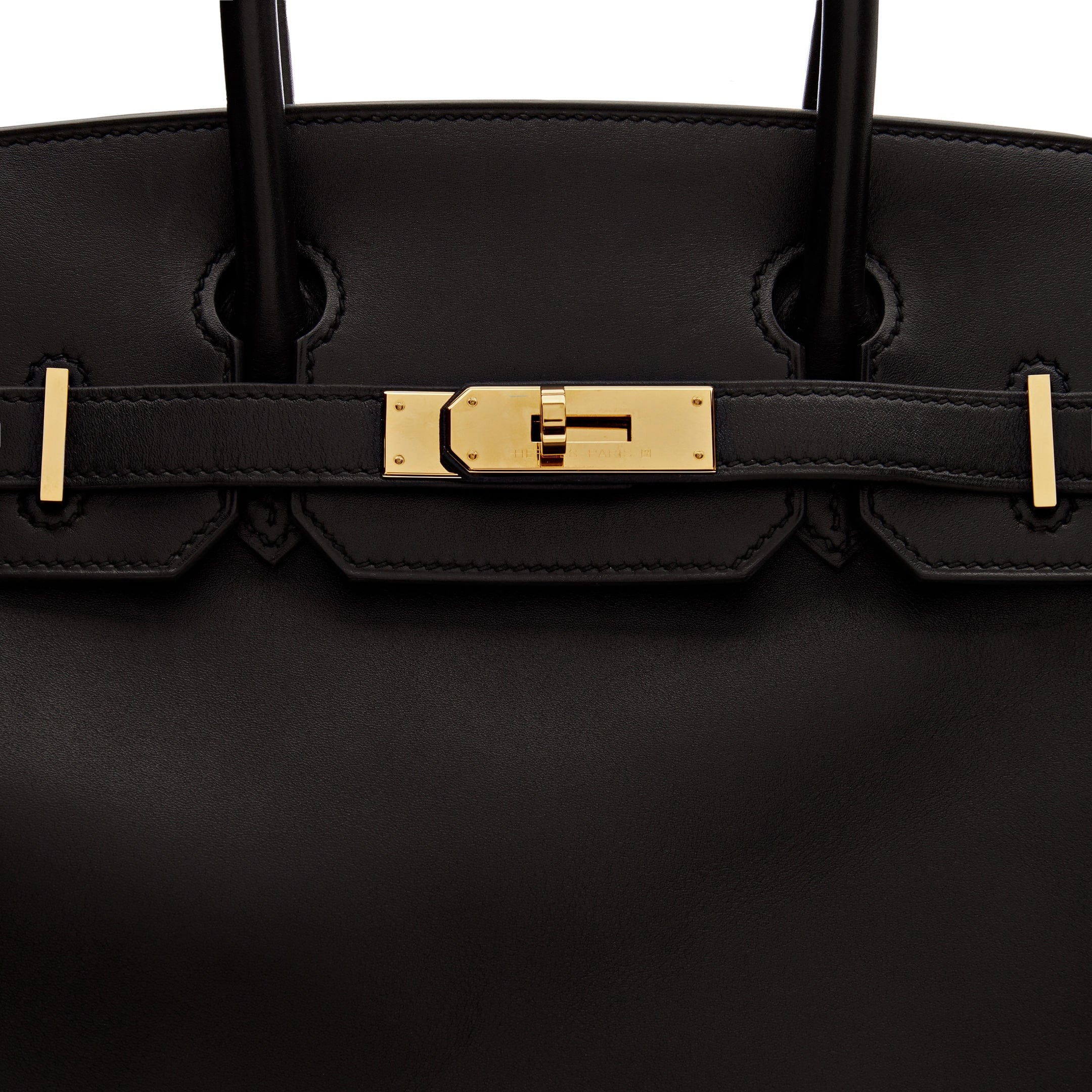 Hermès Birkin 30 Black Box Leather Gold Hardware