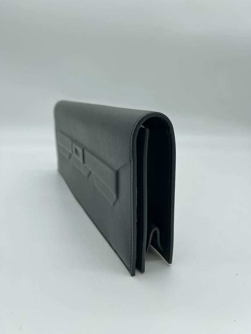 Hermès Birkin Shadow 89 Noir Swift Leather Clutch Bag