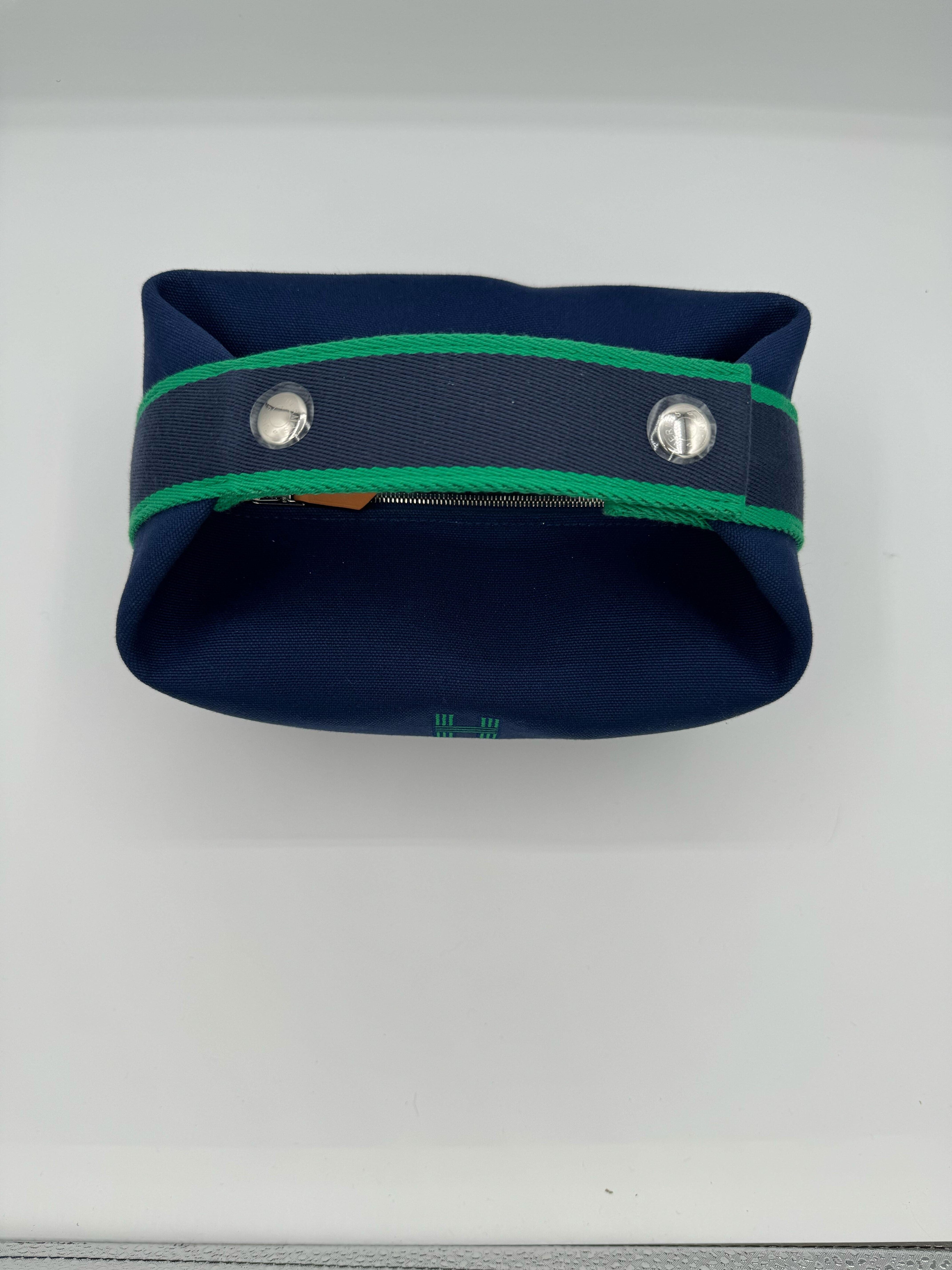 Hermés Bride A Brac PM Travel case Marine