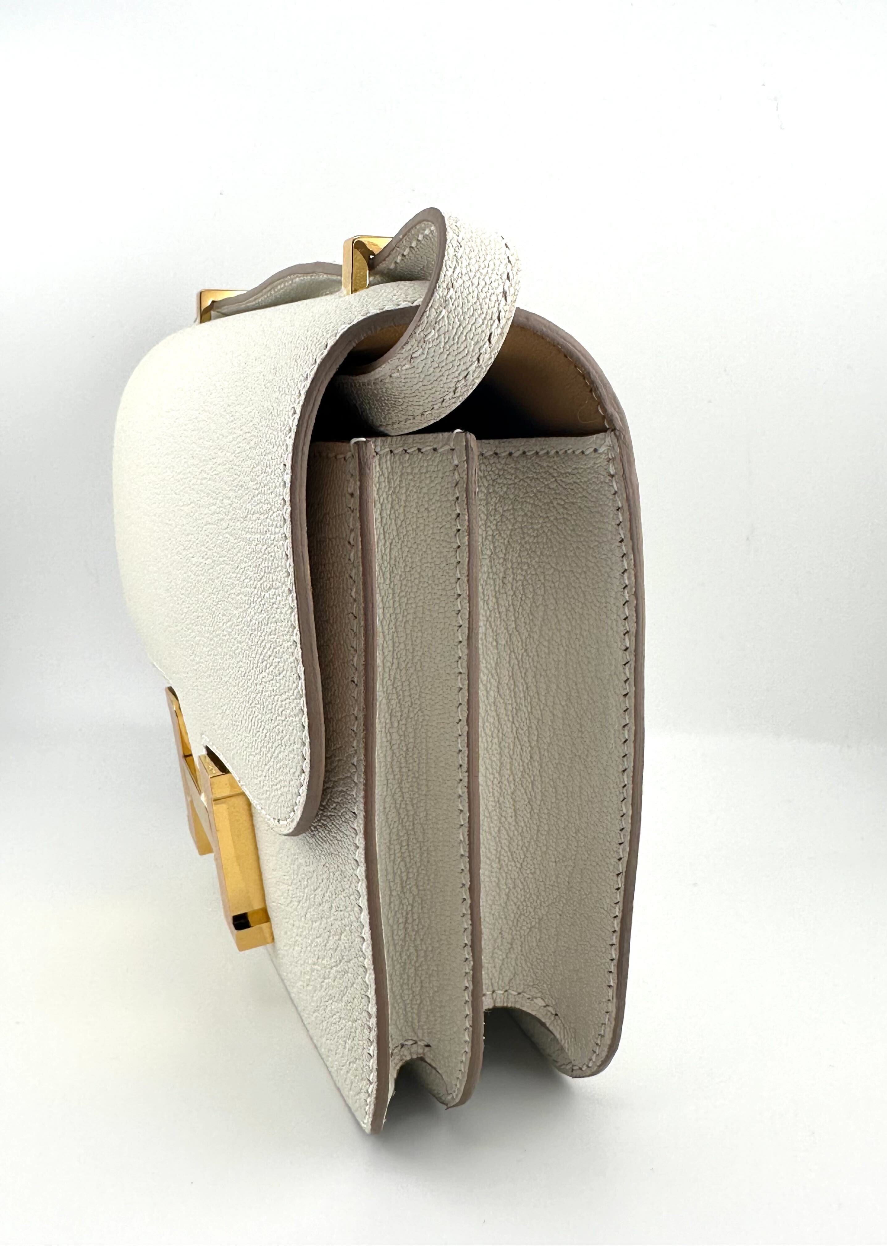 Hermès Constance III 18 Mini Nata Chevre Mysore Gold Hardware