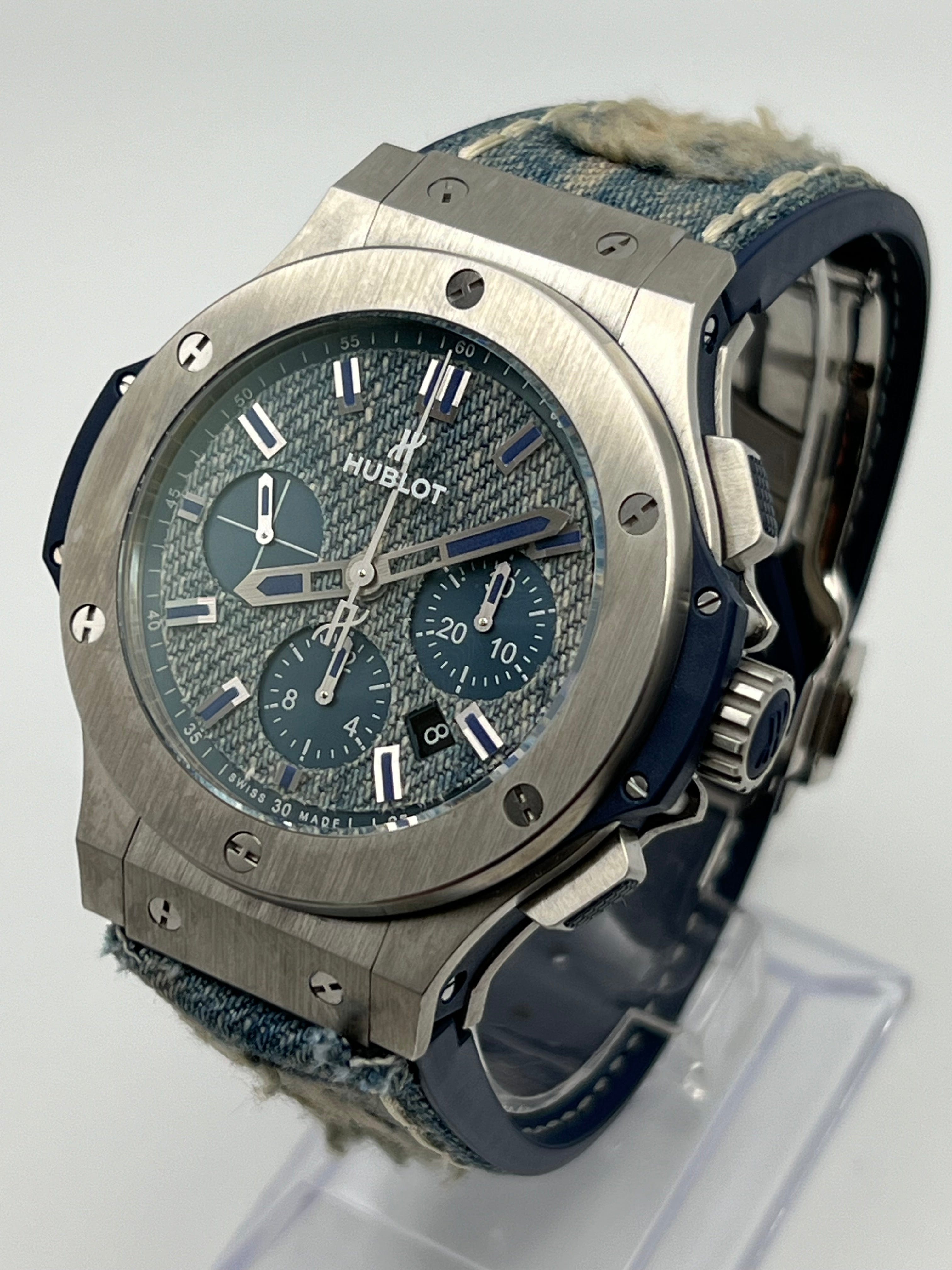 Hublot Big Bang "Jeans" Chronograph 301.SL.2770.NR.JEANS Stainless Steel Limited Edition (2015) - Premium Luxury Product