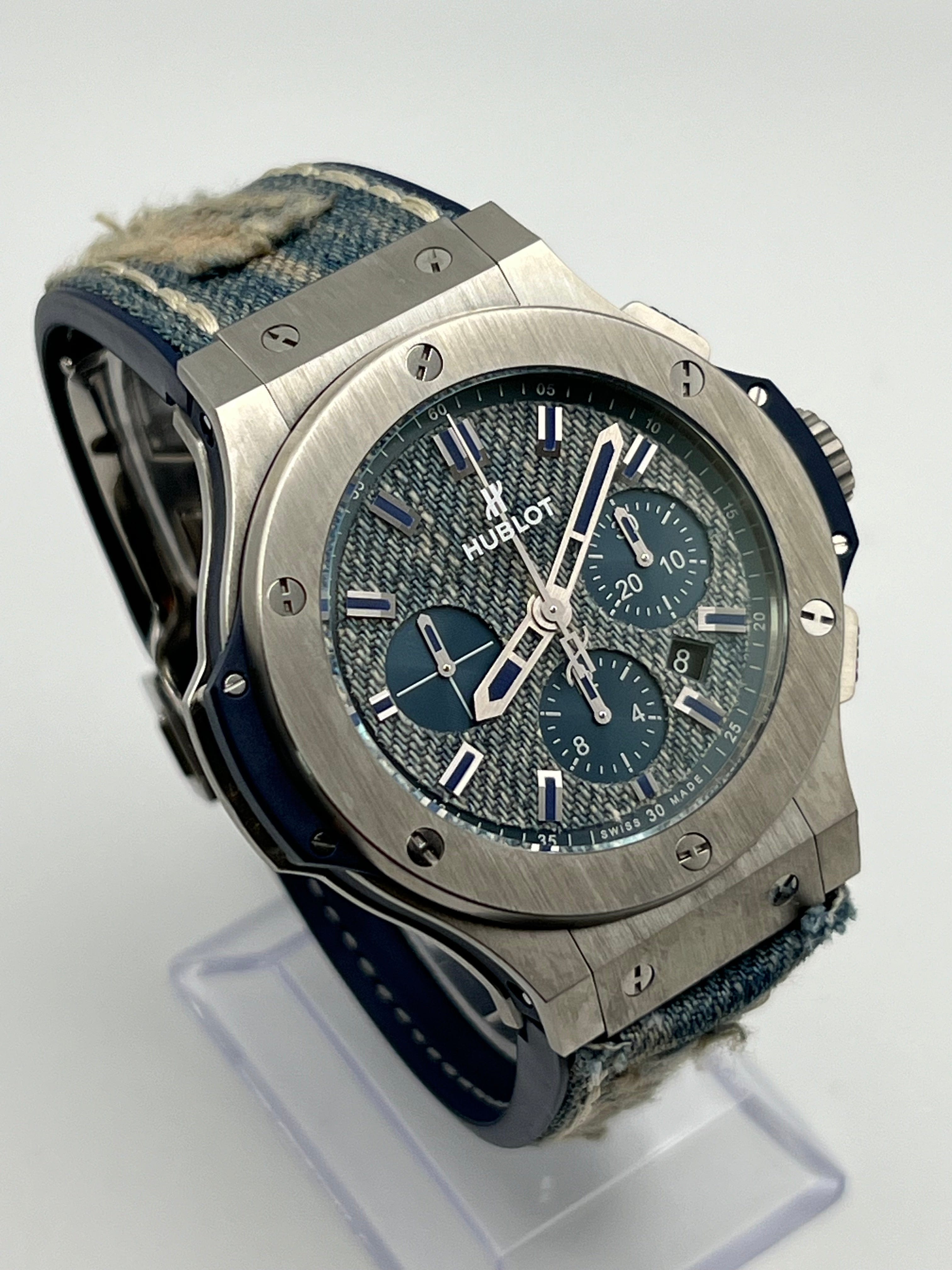 Hublot Big Bang "Jeans" Chronograph 301.SL.2770.NR.JEANS Stainless Steel Limited Edition (2015) - Premium Luxury Product