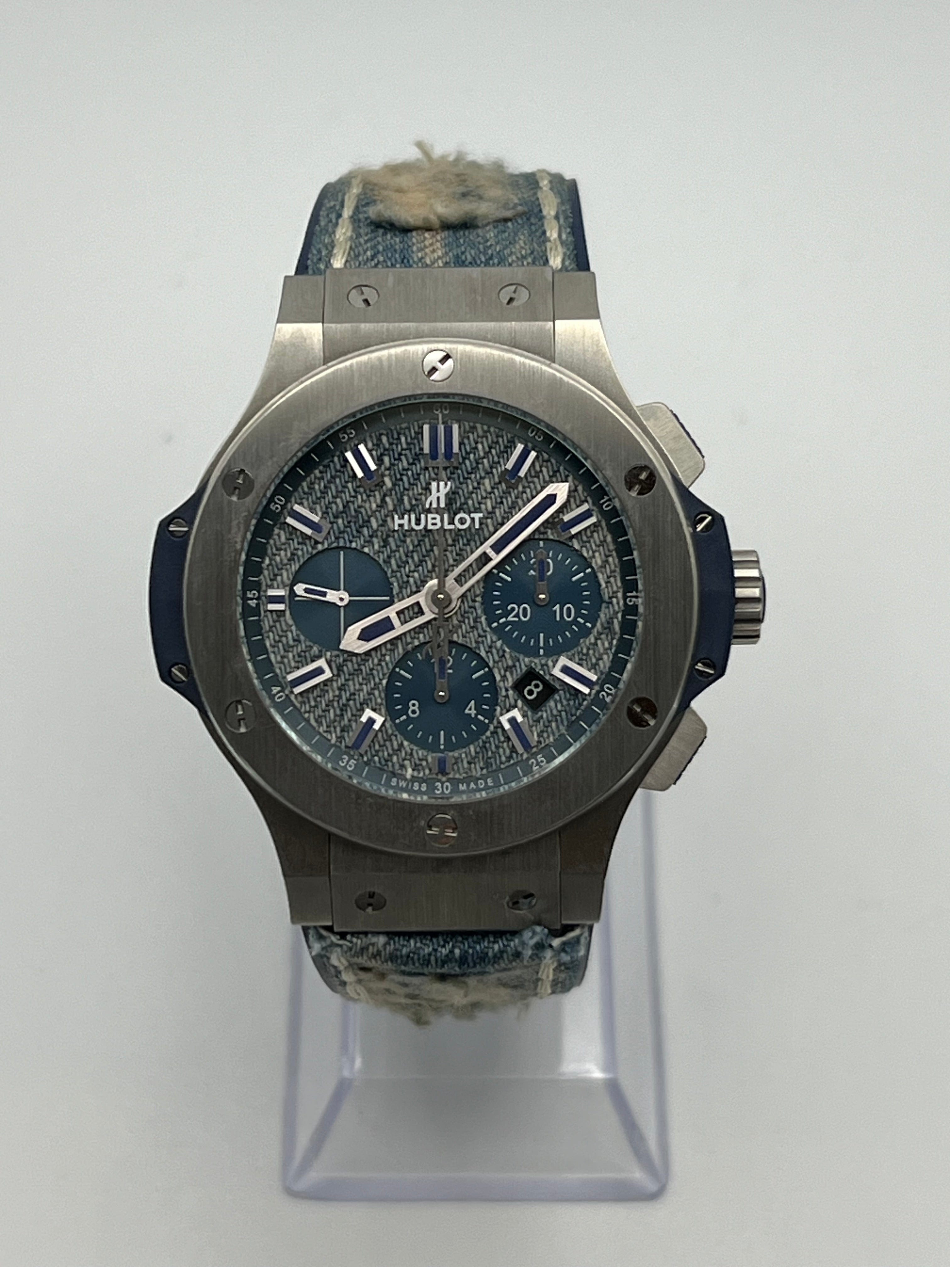 Hublot Big Bang "Jeans" Chronograph 301.SL.2770.NR.JEANS Stainless Steel Limited Edition (2015) - Premium Luxury Product