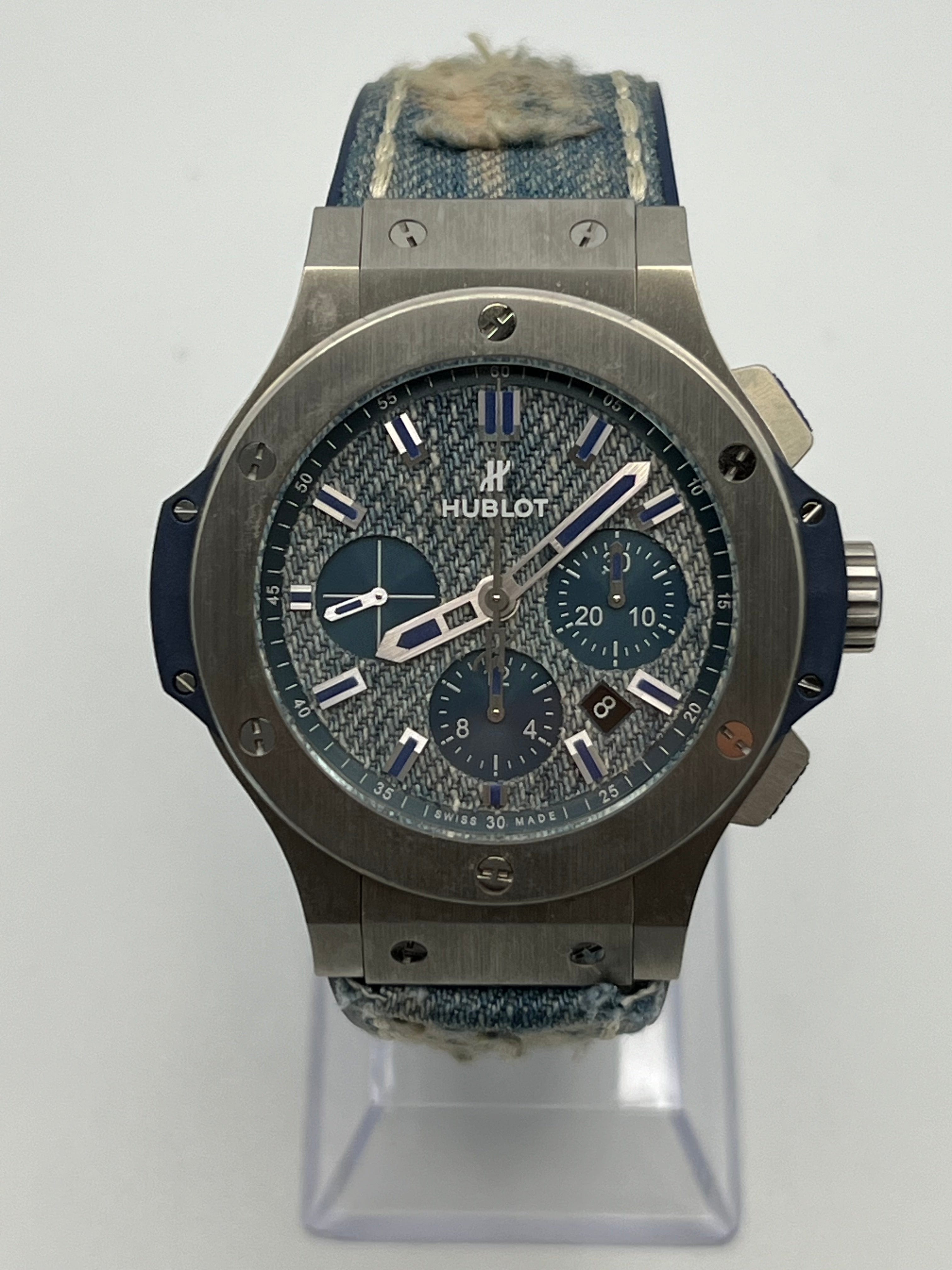 Hublot Big Bang "Jeans" Chronograph 301.SL.2770.NR.JEANS Stainless Steel Limited Edition (2015) - Premium Luxury Product