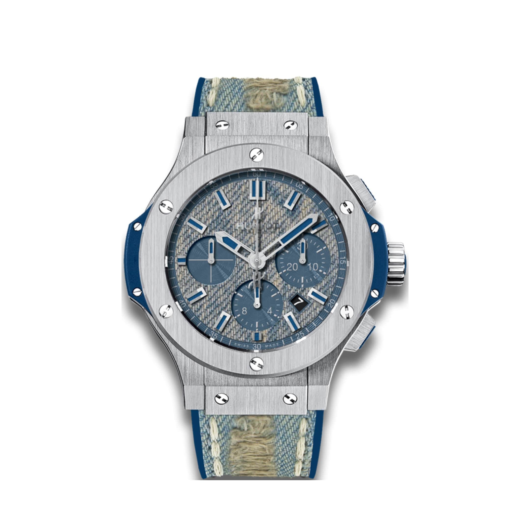 Hublot Big Bang "Jeans" Chronograph 301.SL.2770.NR.JEANS Stainless Steel Limited Edition (2015) - Premium Luxury Product