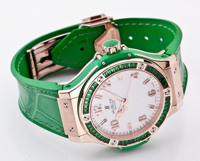 Hublot Big Bang Tutti Frutti Apple 18K Rose Gold Ladies Watch - Premium Luxury Product