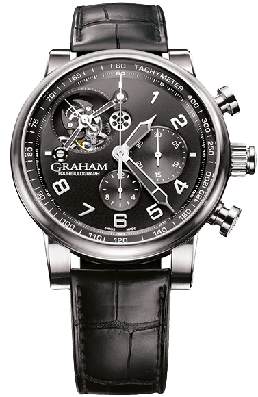 Graham Silverstone Tourbillograph Stainless Steel Mens Watch