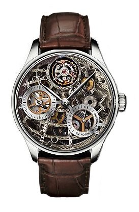 IWC Portuguese Tourbillon Mystere Squelette Platinum Mens Watch - Premium Luxury Product