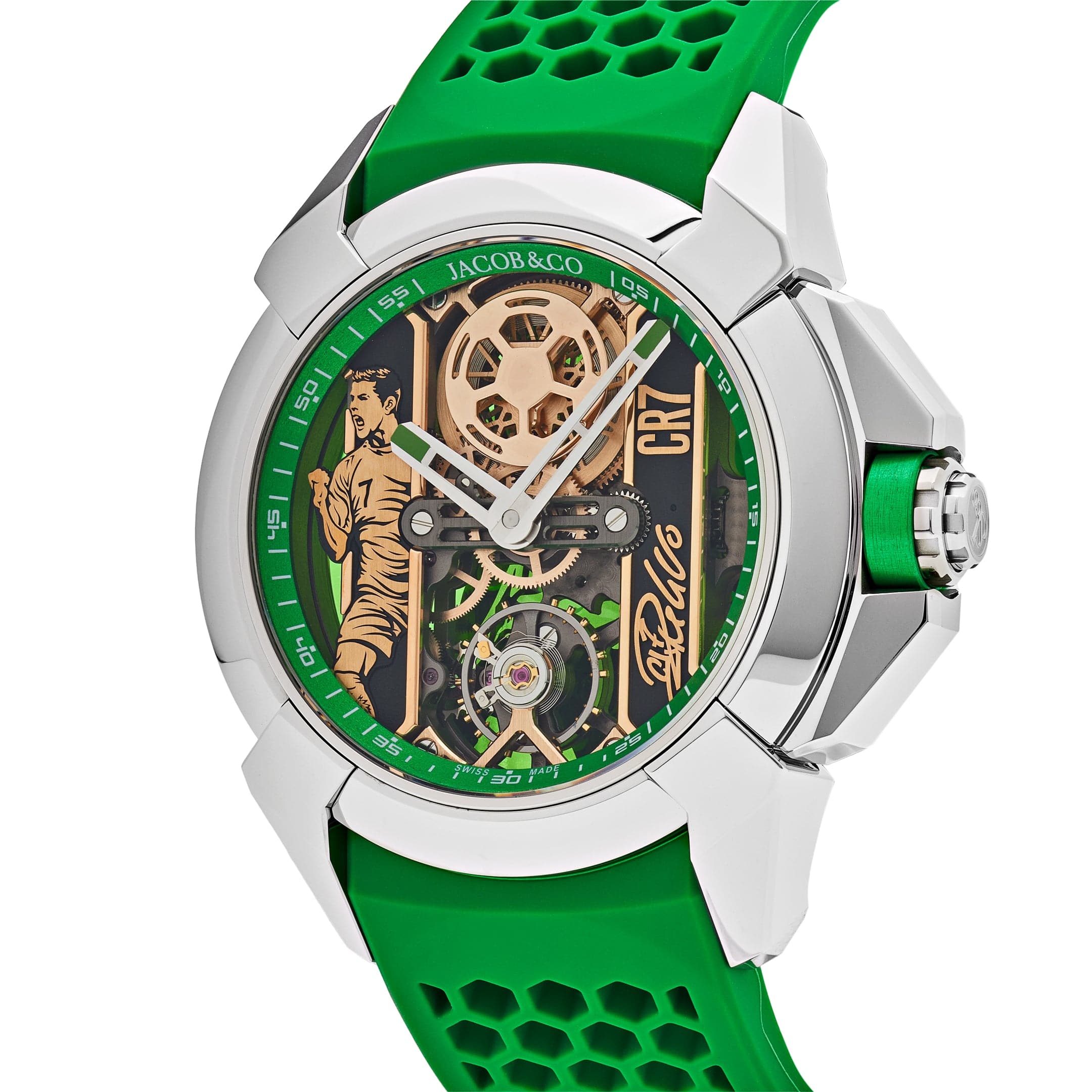 Jacob & Co V2 CR7 Epic X EX120.10.AD.AA.A Heart of CR7 Stainless Steel Limited Edition (2024) - Premium Luxury Product