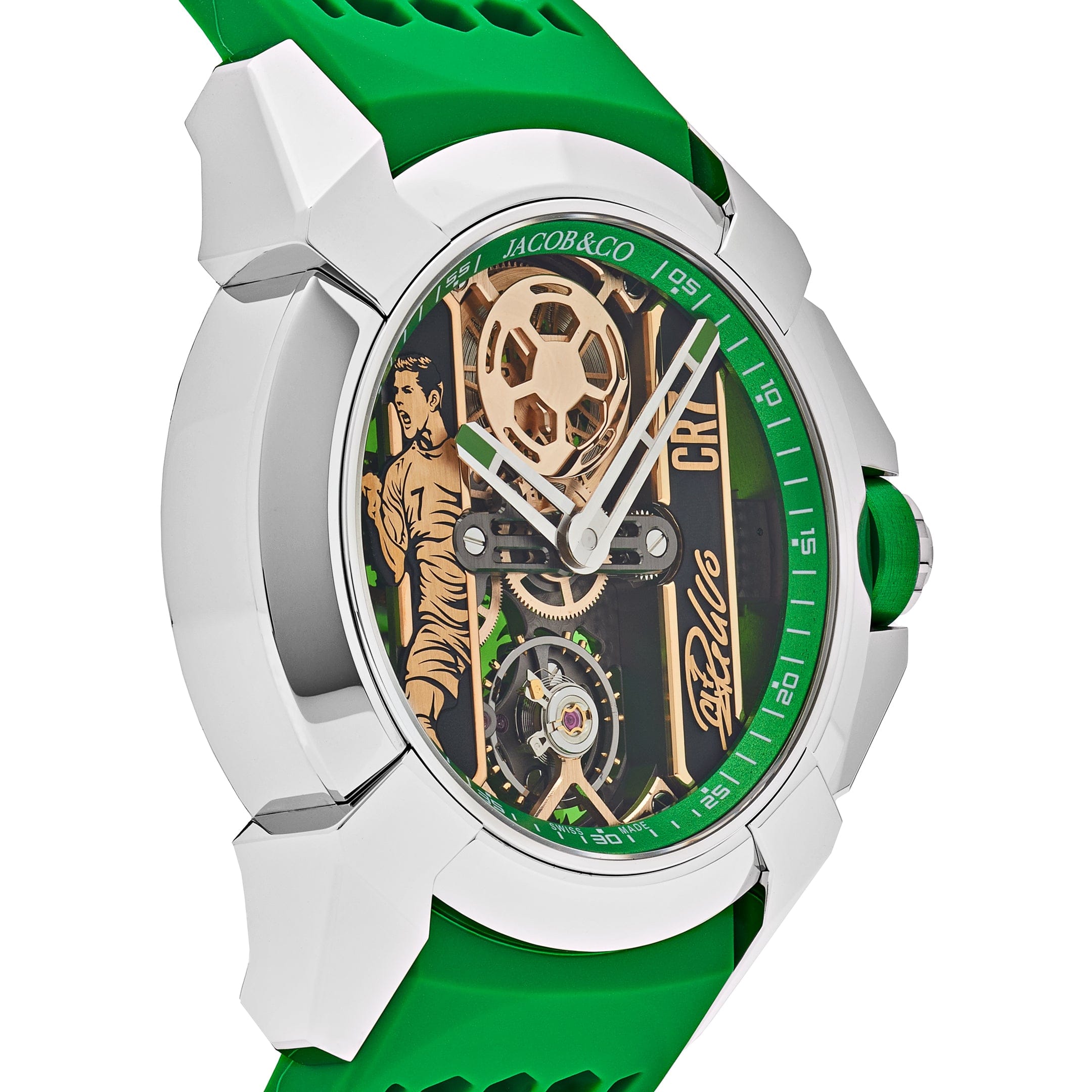 Jacob & Co V2 CR7 Epic X EX120.10.AD.AA.A Heart of CR7 Stainless Steel Limited Edition (2024) - Premium Luxury Product