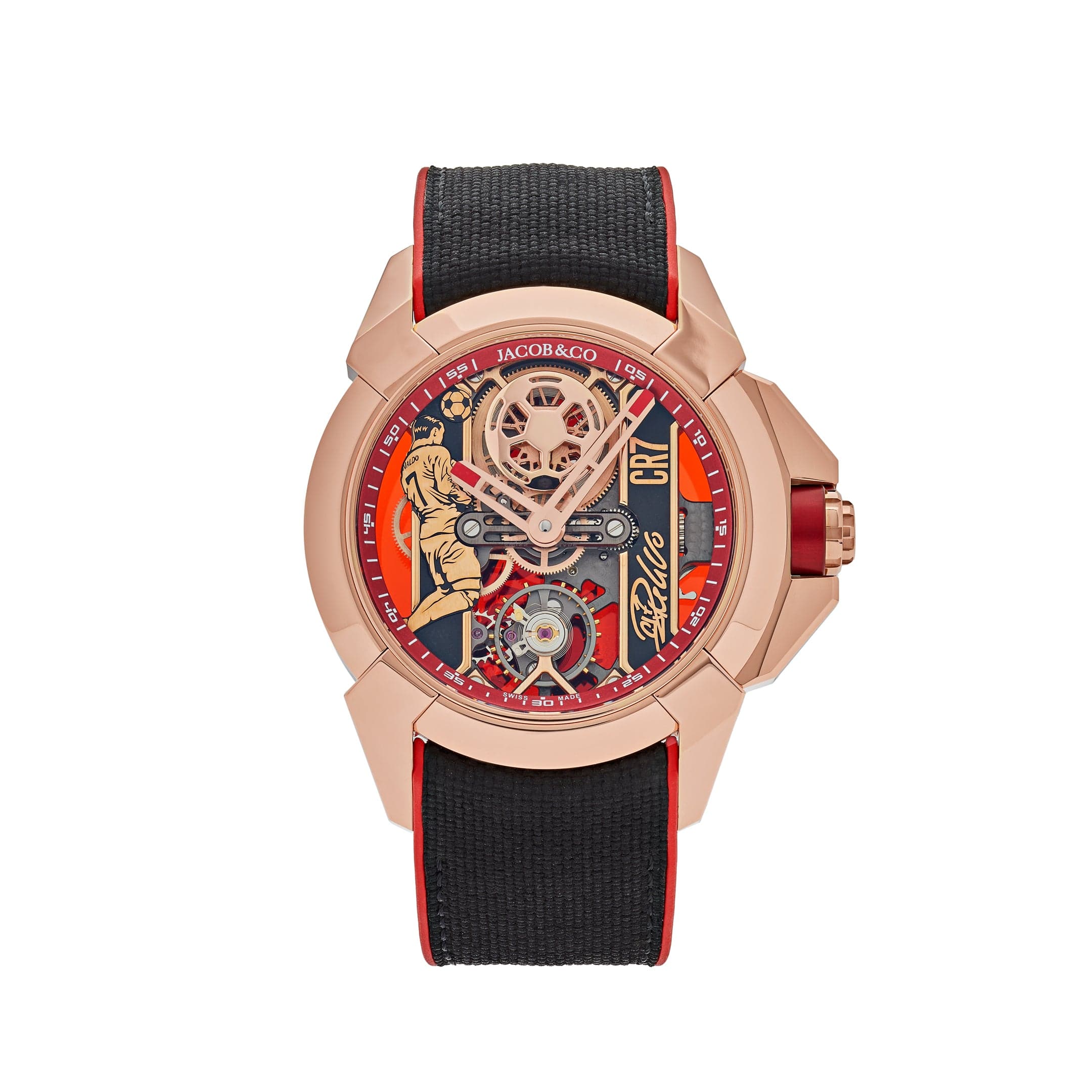 Jacob & Co. V2 CR7 Epic X Collection EX120.43.AE.AA.A Flight of CR7 Rose Gold Limited Edition (2024) - Premium Luxury Product