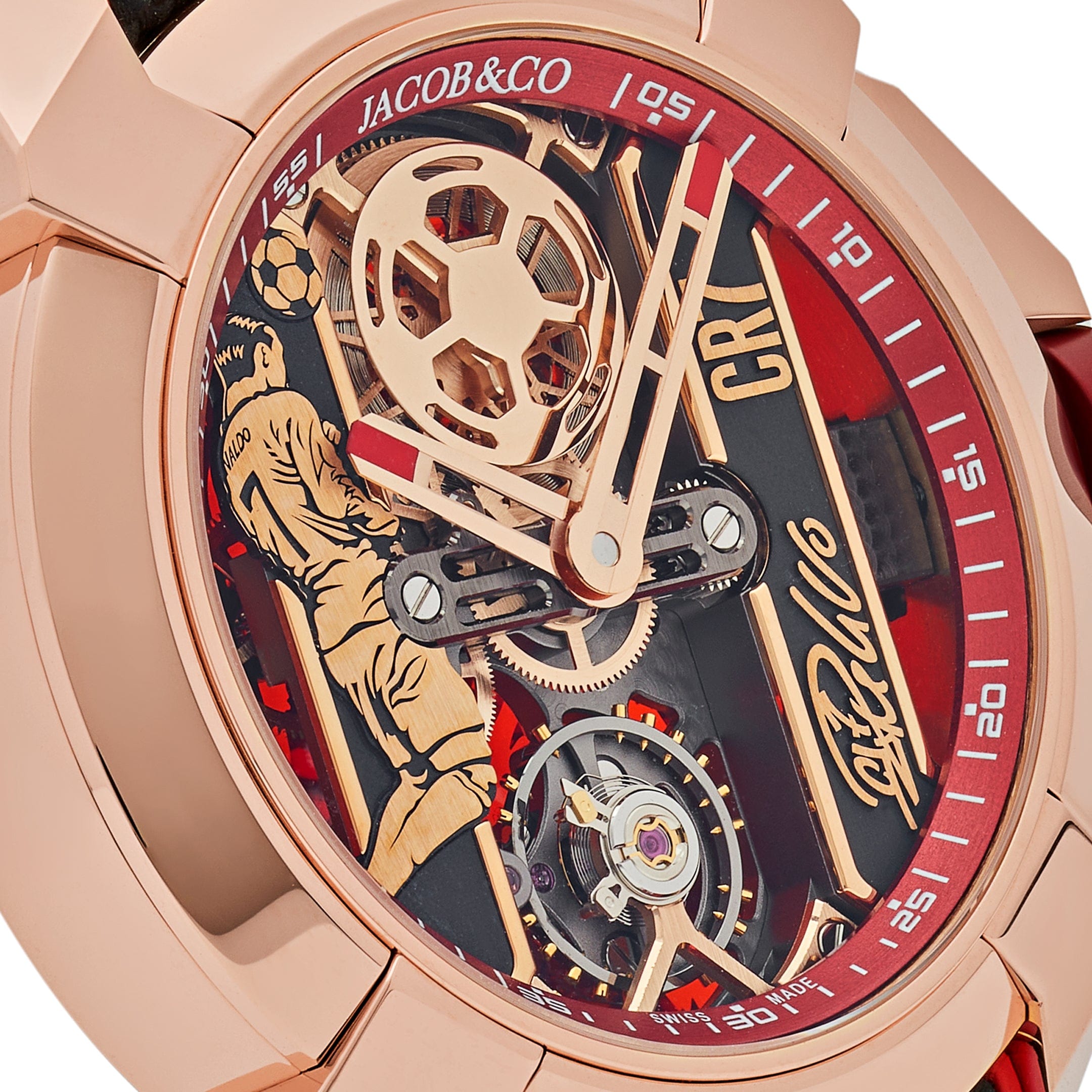 Jacob & Co. V2 CR7 Epic X Collection EX120.43.AE.AA.A Flight of CR7 Rose Gold Limited Edition (2024) - Premium Luxury Product