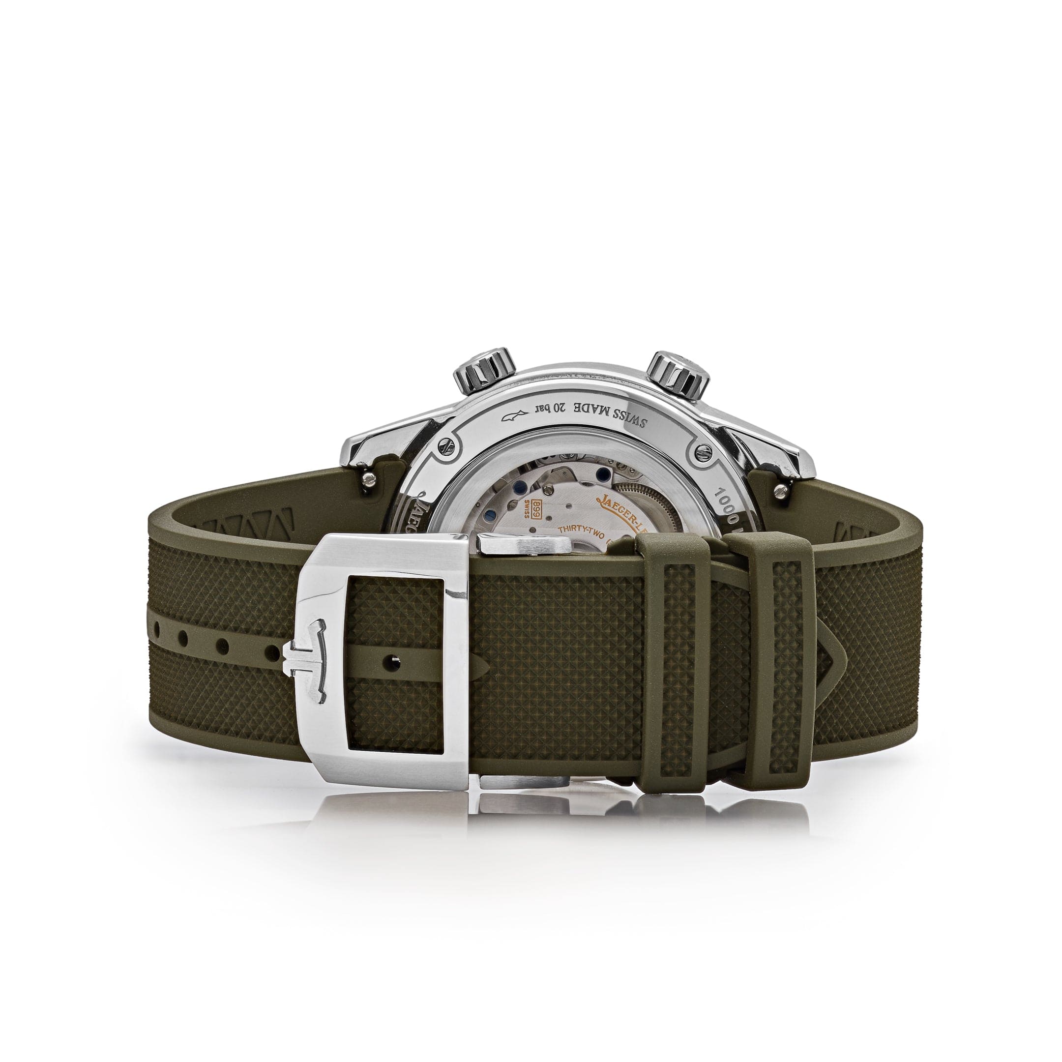 Jaeger-LeCoultre Polaris Date Q906863J Stainless Steel Green Dial - Premium Luxury Product