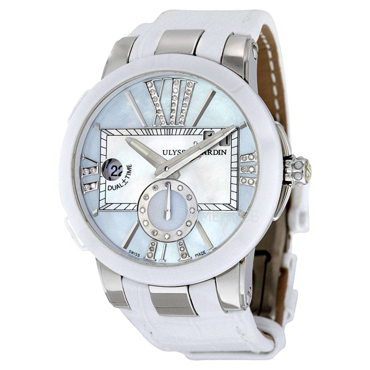 Ulysse Nardin Executive Dual Time Stainless Steel Lady's Watch