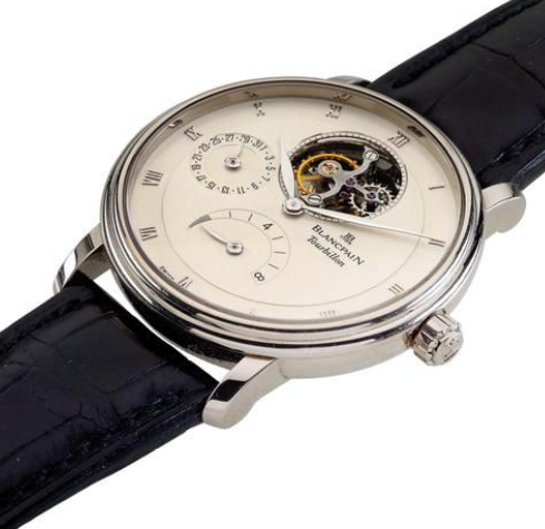 Blancpain Villeret Tourbillon 8 Jours Platinum Mens Watch - Premium Luxury Product