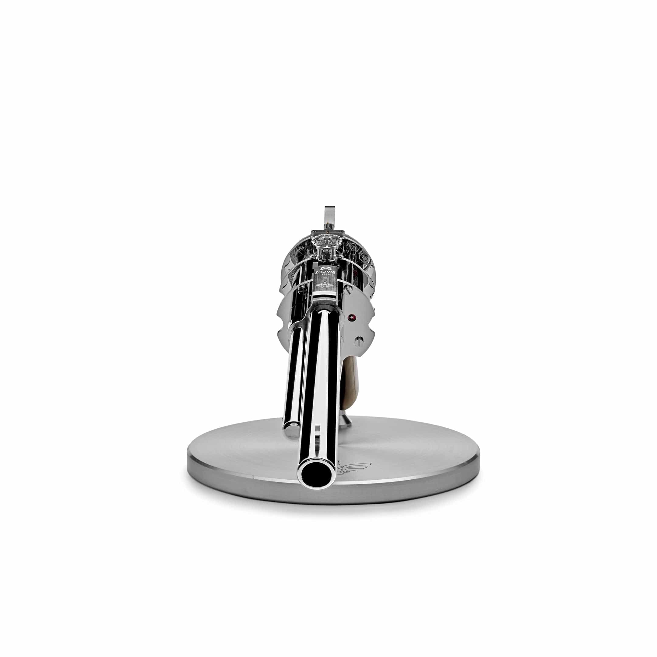 L’ÉPÉE 1839 × The Unnamed Society Palladium Pistol Table Clock Limited Edition 74.6003 - Premium Luxury Product