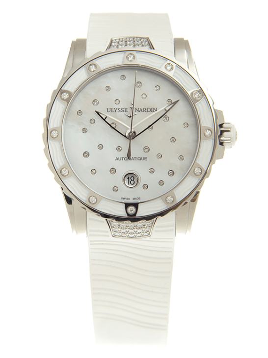 Ulysse Nardin Diver Starry Night  Stainless Steel & Diamonds Ladies Watch