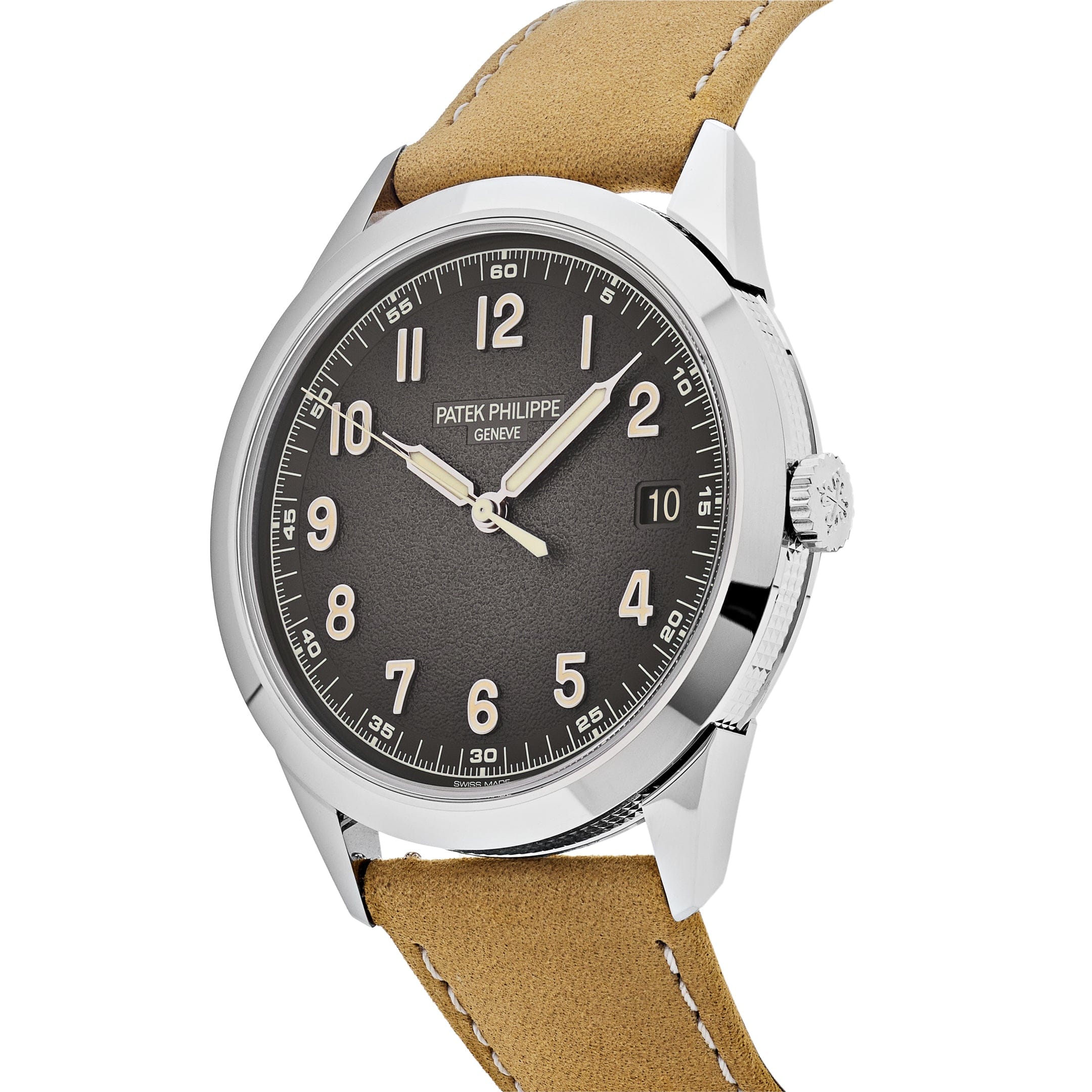 Patek Philippe Calatrava 5226G-001 White Gold Charcoal Dial Date (2023)