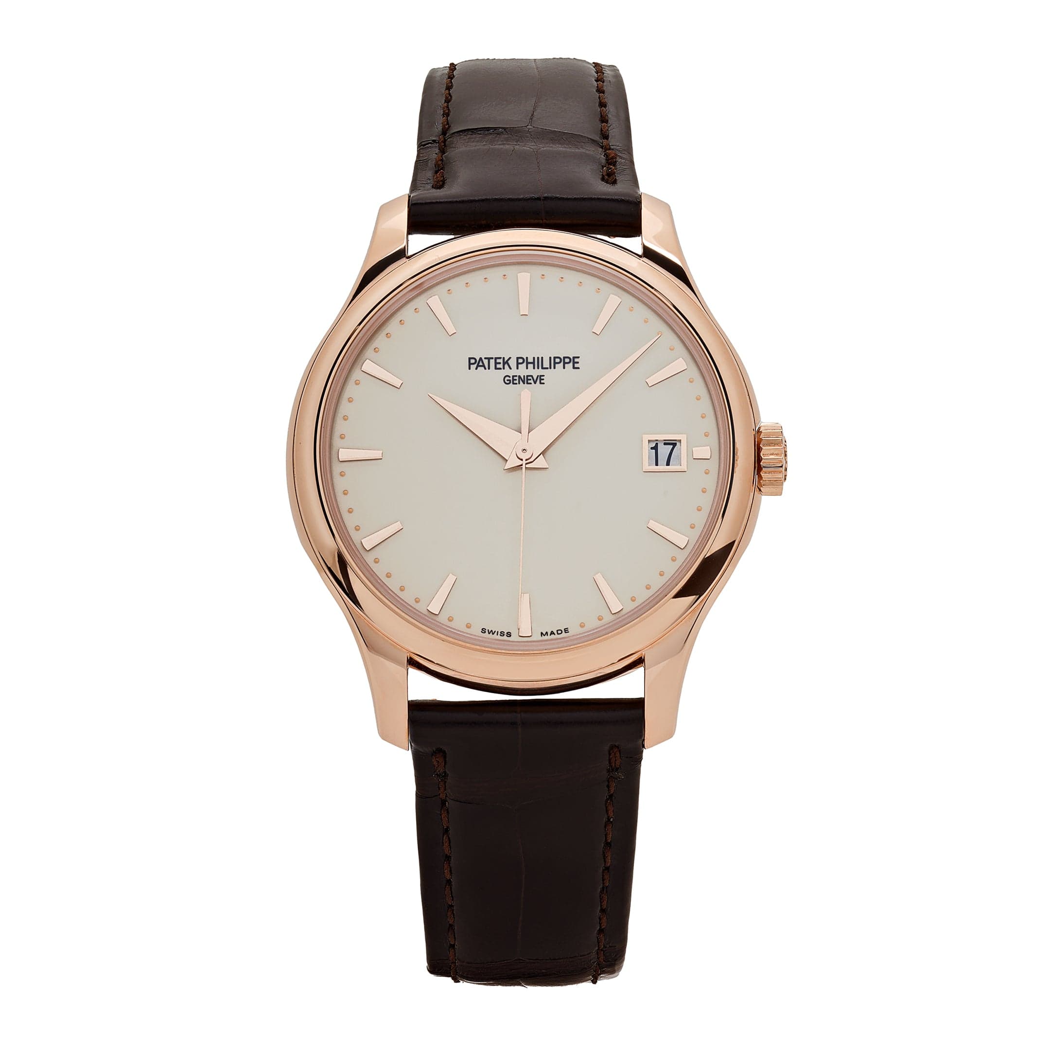 Patek Philippe Calatrava 5227R-001 Date Rose Gold Ivory Dial (2024)