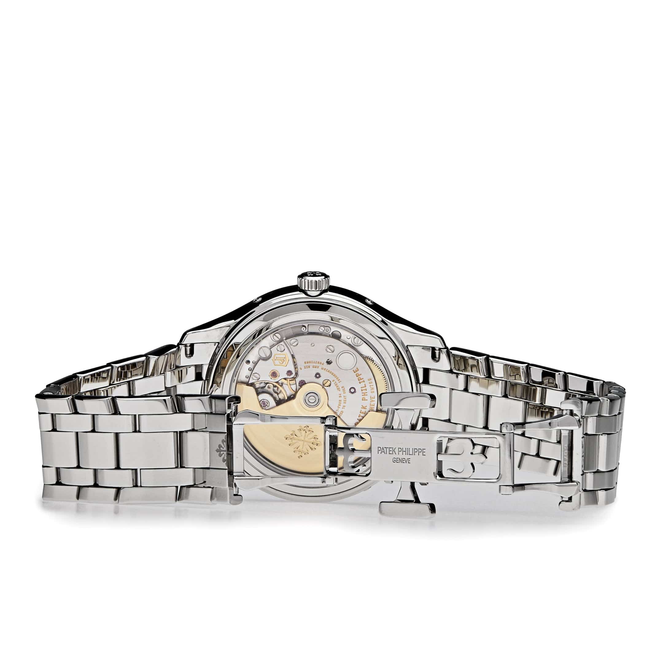 Patek Philippe Complications 4947/1A-001 Annual Calendar Moon Phase Stainless Steel Blue Dial