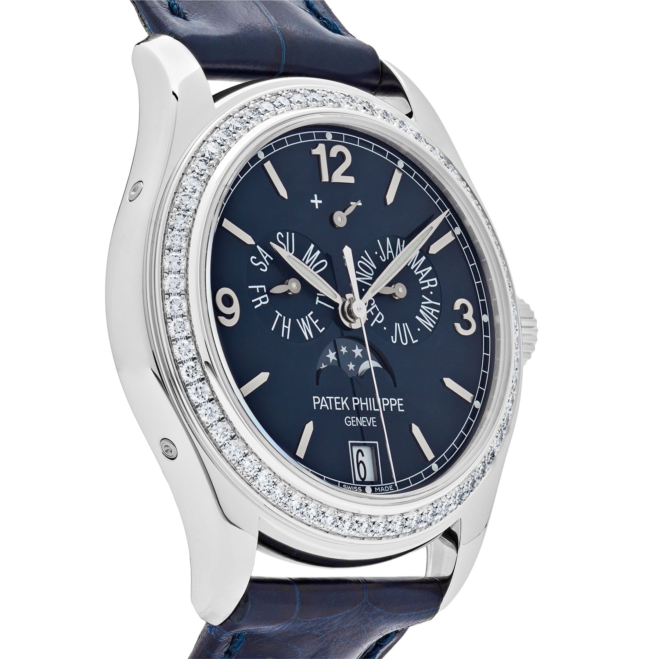 Patek Philippe Complications 5147G-001 Diamond Bezel Annual Calendar Moon Phase (2023)