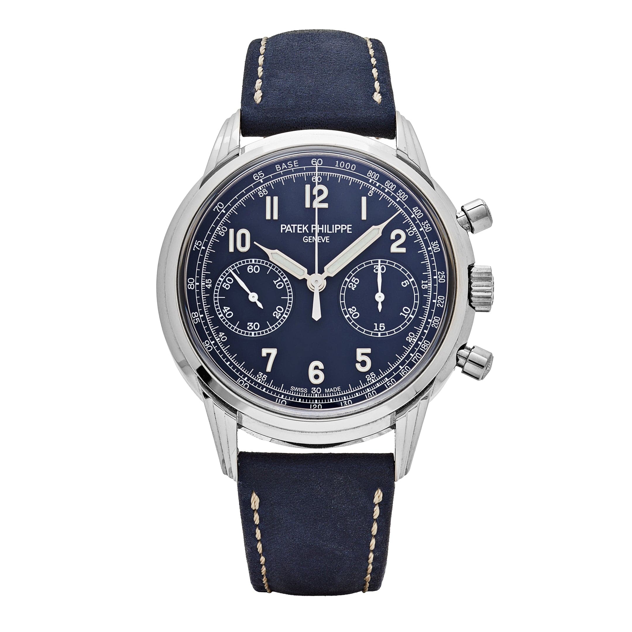 Patek Philippe Complications 5172G-001 Chronograph White Gold Blue Dial
