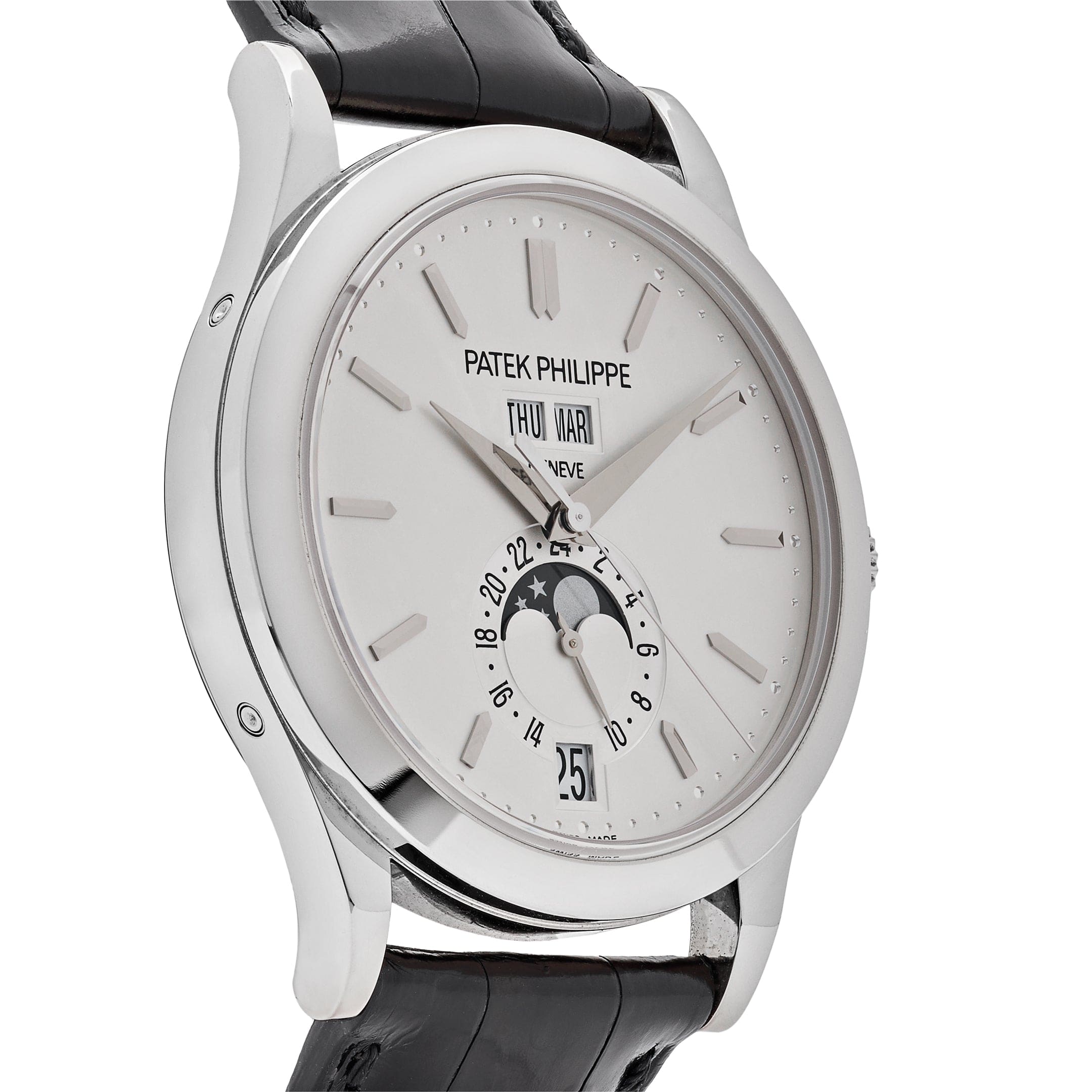 Patek Philippe Complications 5396G-011 Annual Calendar Moon Phase White Gold (2019)