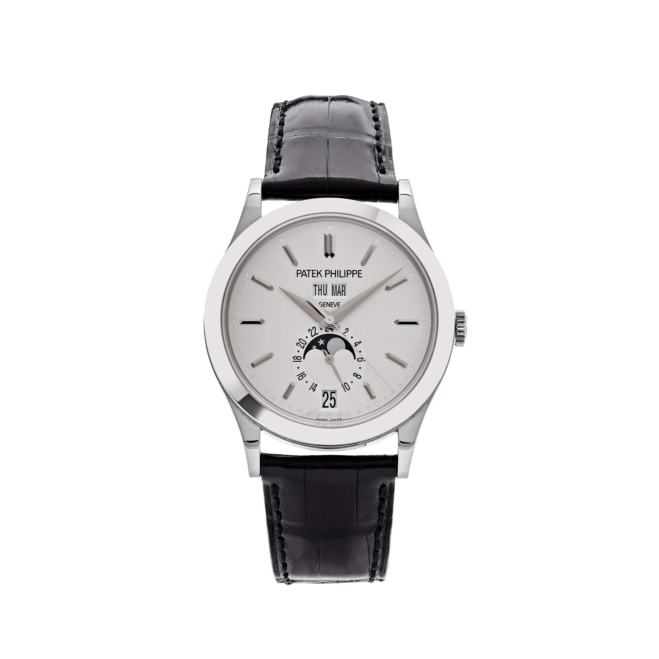 Patek Philippe Complications 5396G-011 Annual Calendar Moon Phase White Gold (2019)