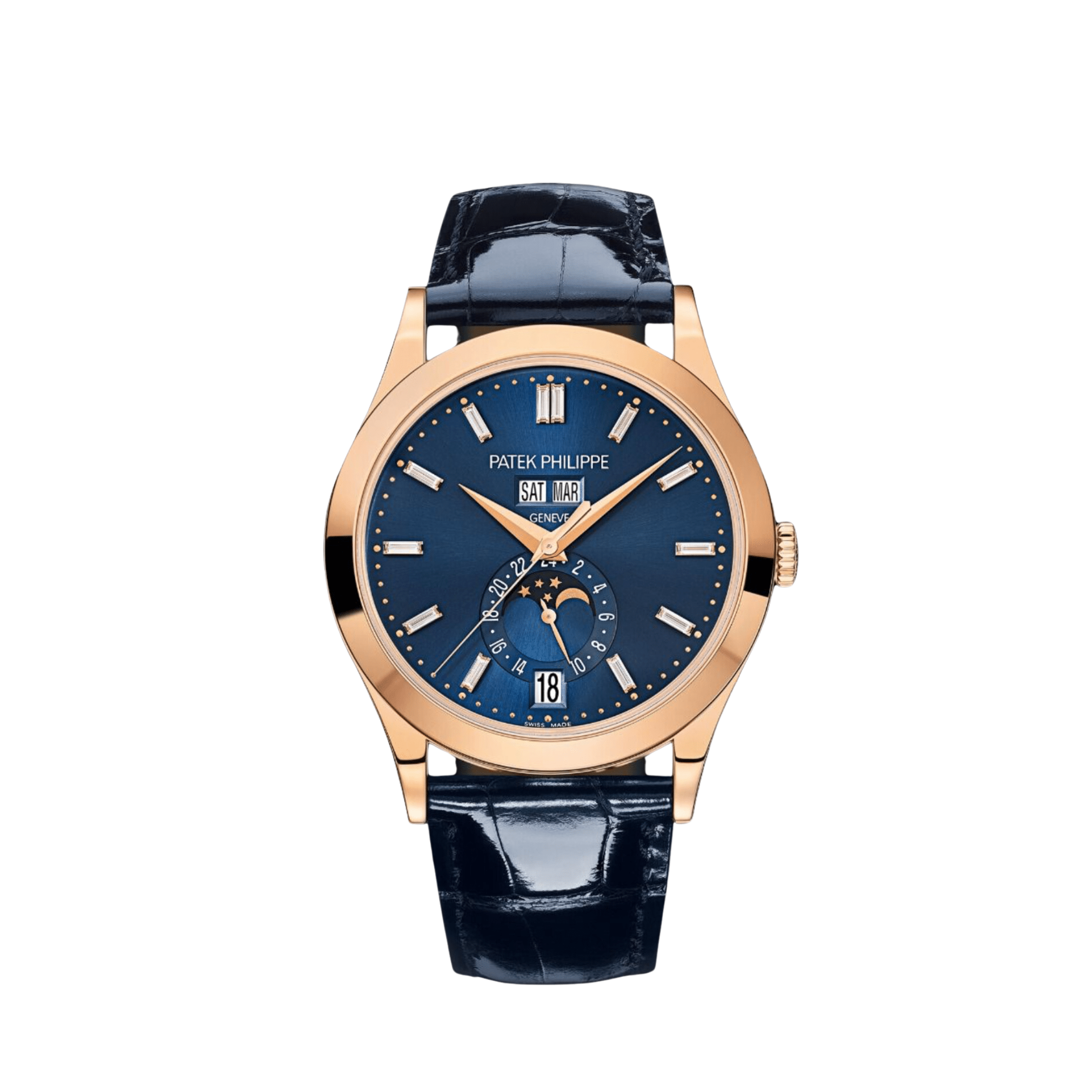 Patek Philippe Complications 5396R-015 Annual Calendar Rose Gold Blue Dial (2019)