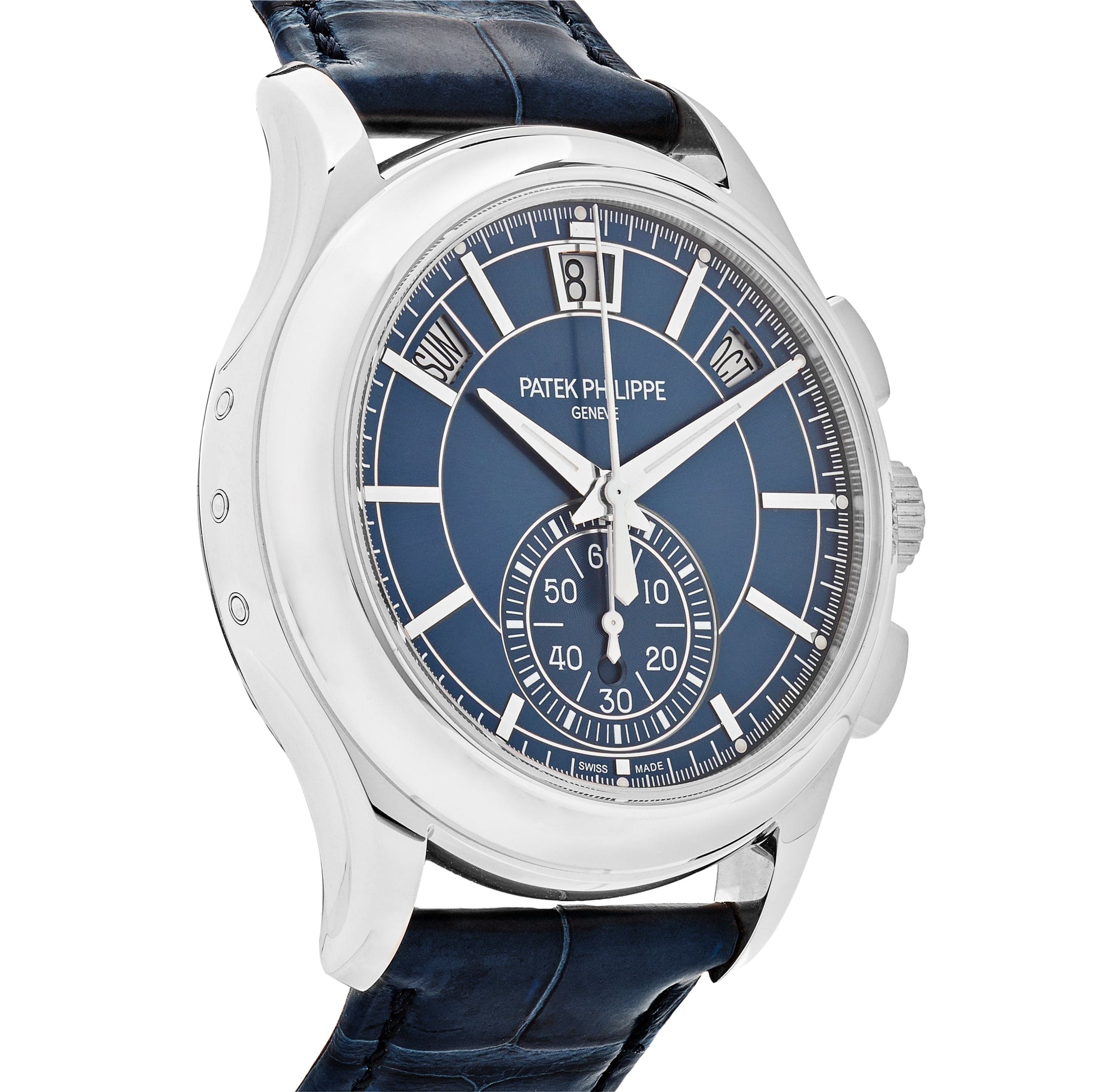 Patek Philippe Complications 5905P-001 Platinum Blue Dial Annual Calendar
