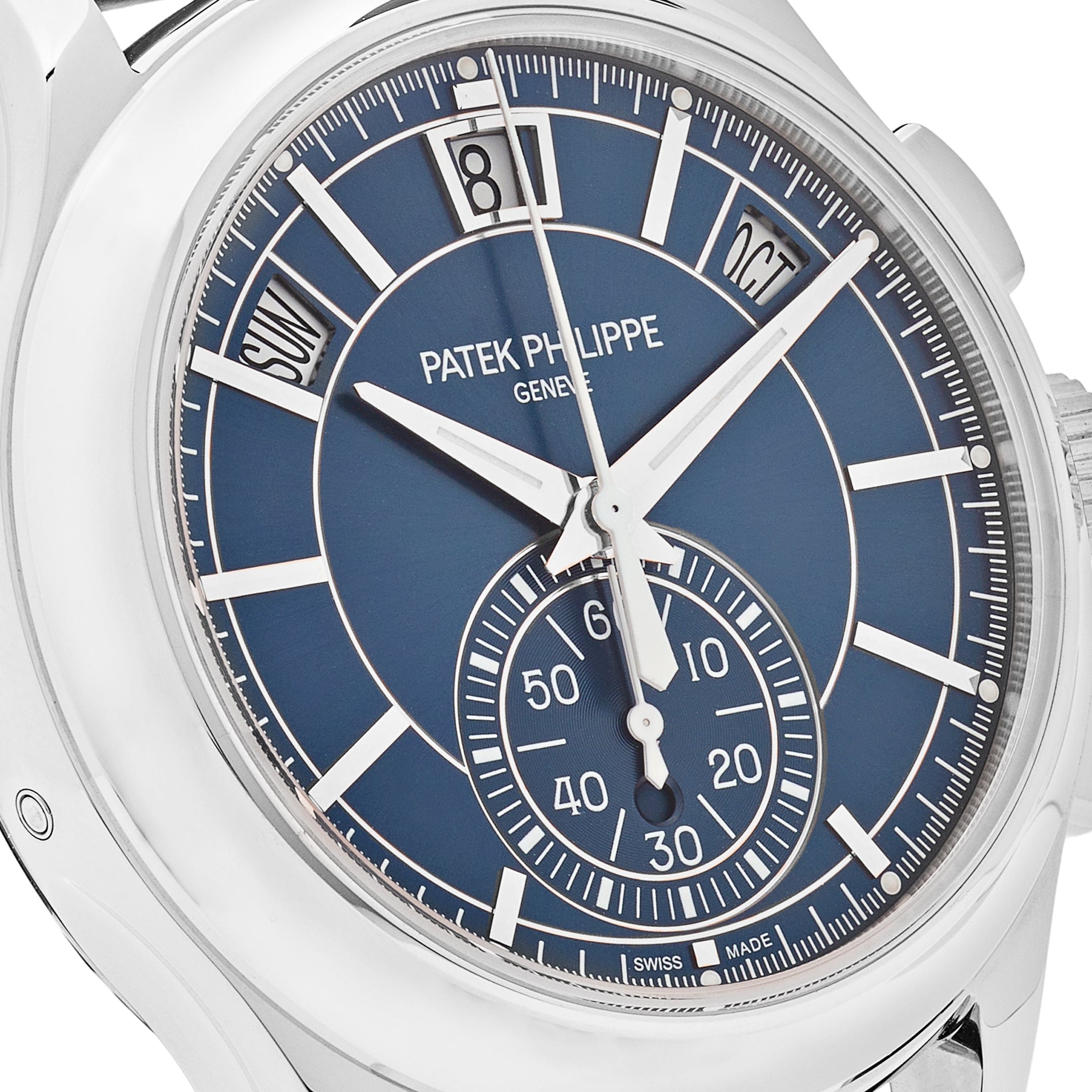 Patek Philippe Complications 5905P-001 Platinum Blue Dial Annual Calendar