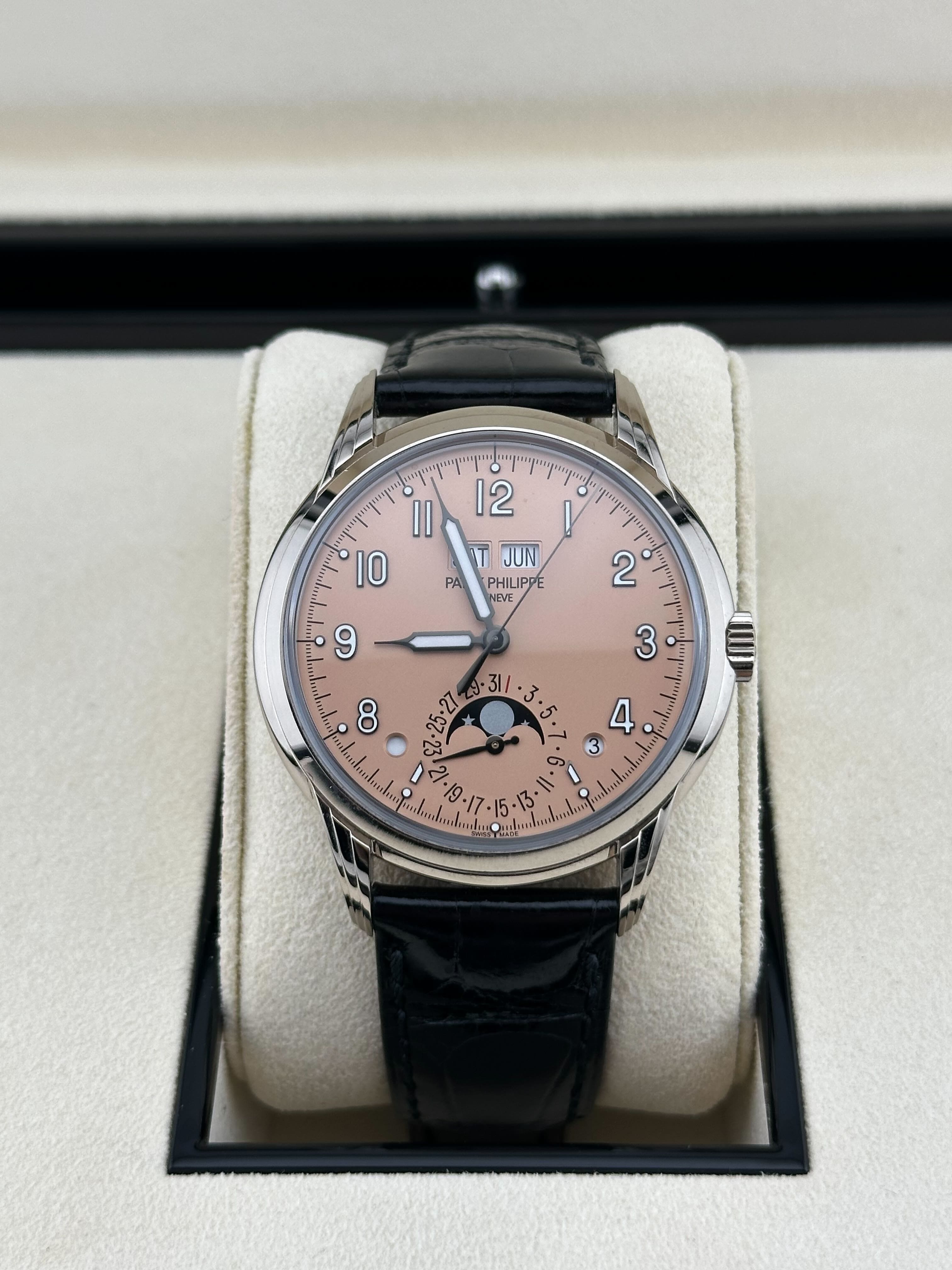 Patek Philippe Grand Complications 5320G-011 Perpetual Calendar White Gold Salmon Dial