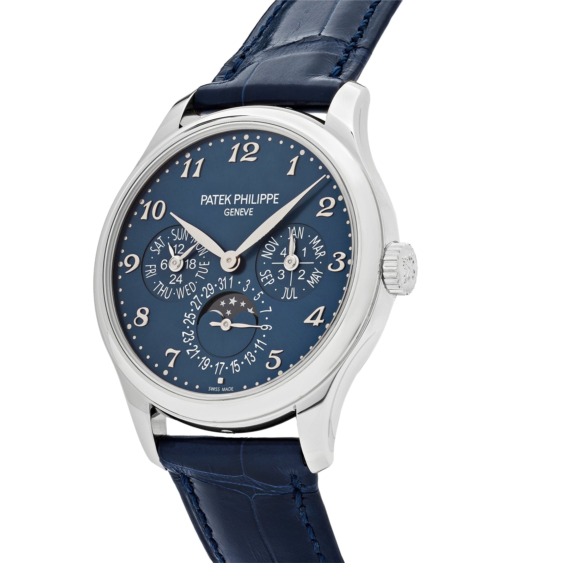Patek Philippe Grand Complications 5327G-001 Perpetual Calendar White Gold Blue Dial (2023)