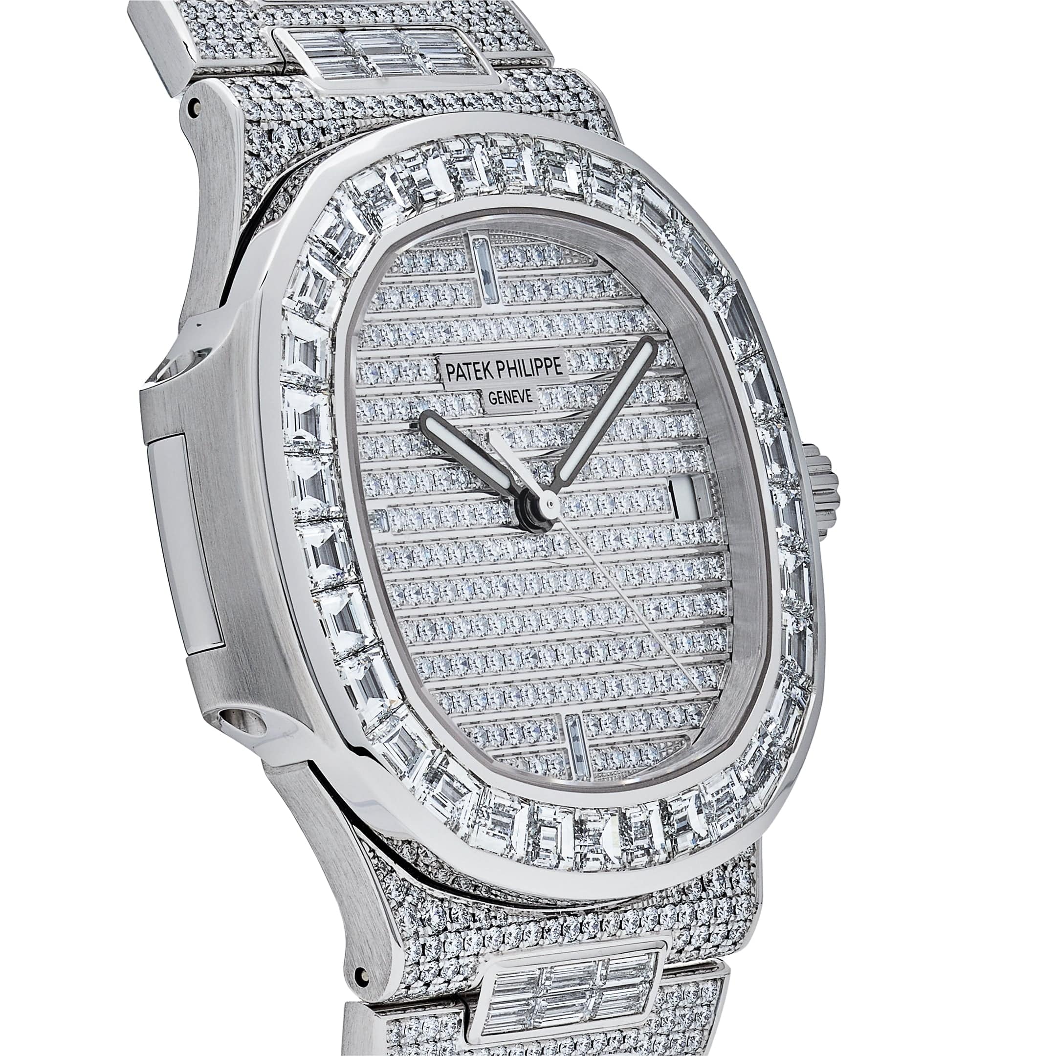 Patek Philippe Nautilus 5719/10G-010 White Gold Diamond Set