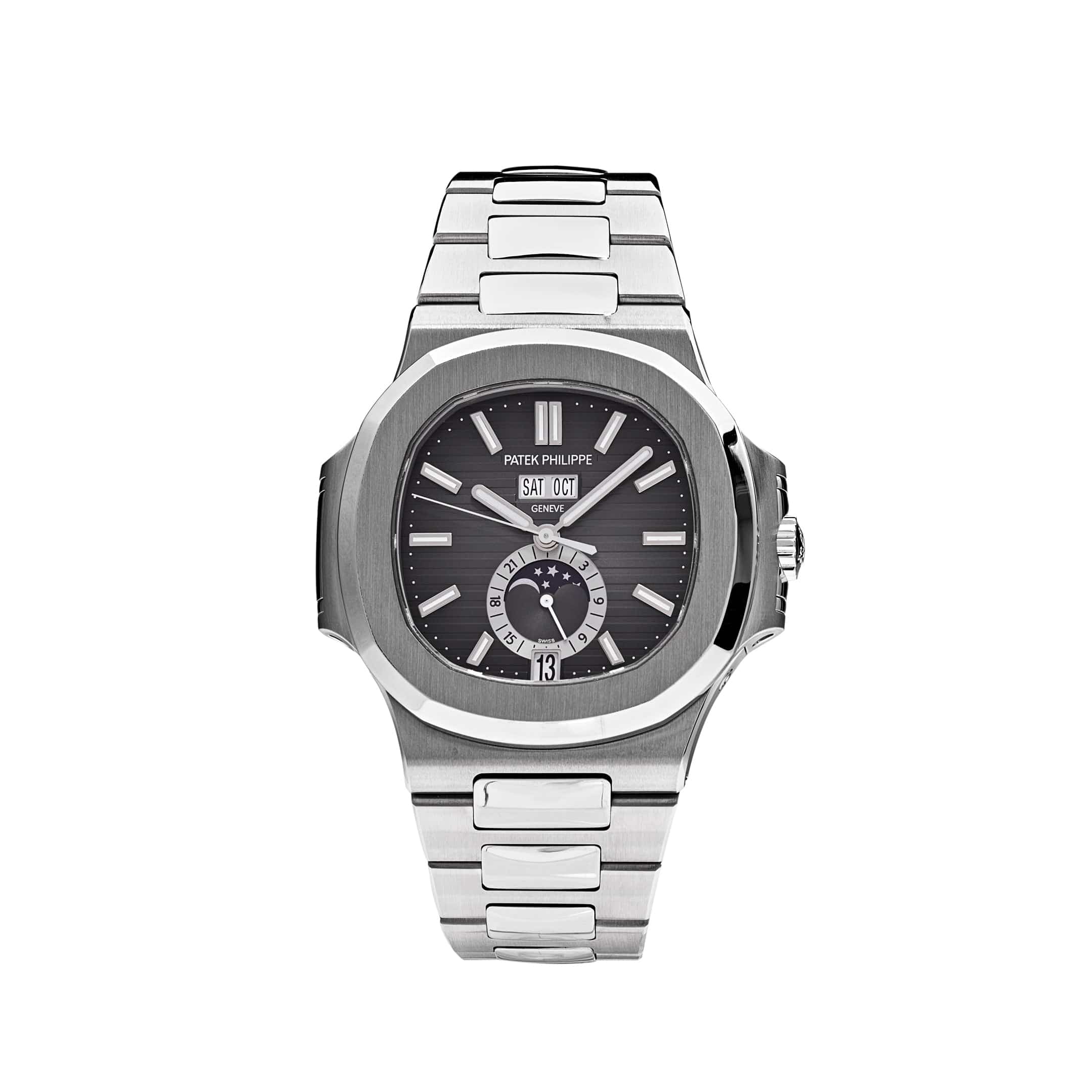 Patek Philippe Nautilus 5726/1A-001 Annual Calendar Moon Phase Stainless Steel
