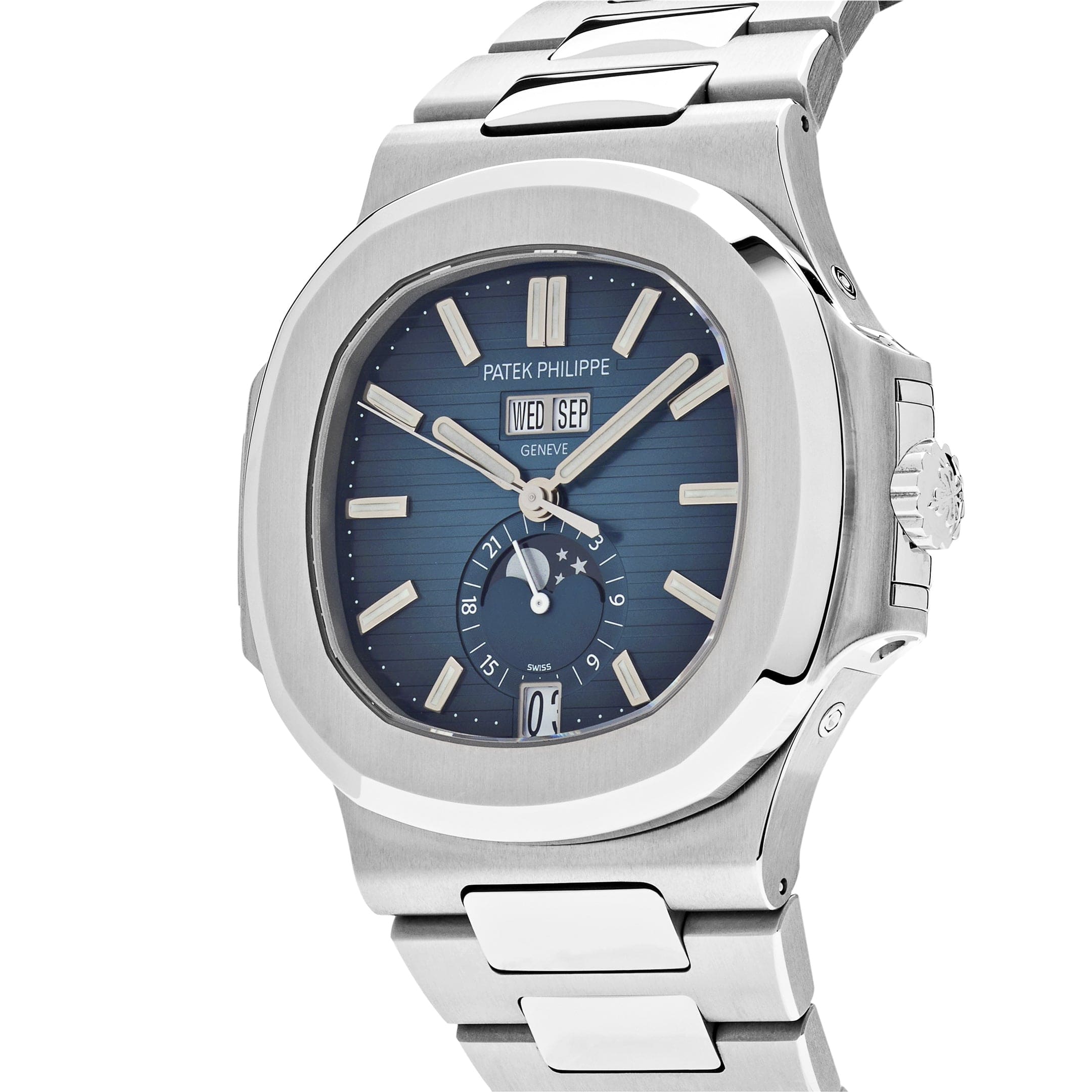 Patek Philippe Nautilus 5726/1A-014 Annual Calendar Stainless Steel Blue Dial (2024)