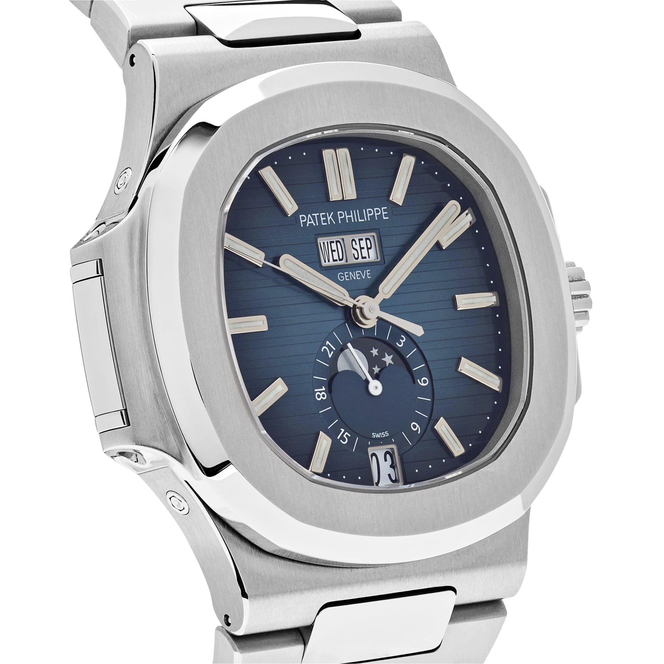 Patek Philippe Nautilus 5726/1A-014 Annual Calendar Stainless Steel Blue Dial (2024)