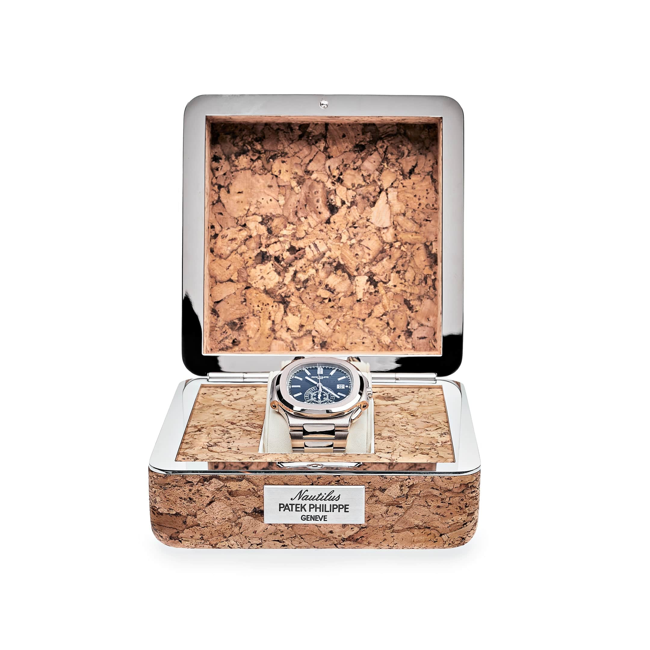 Patek Philippe Nautilus 5976/1G-001 '40th Anniversary' Chronograph White Gold Blue Diamond Dial Limited Edition (2018)