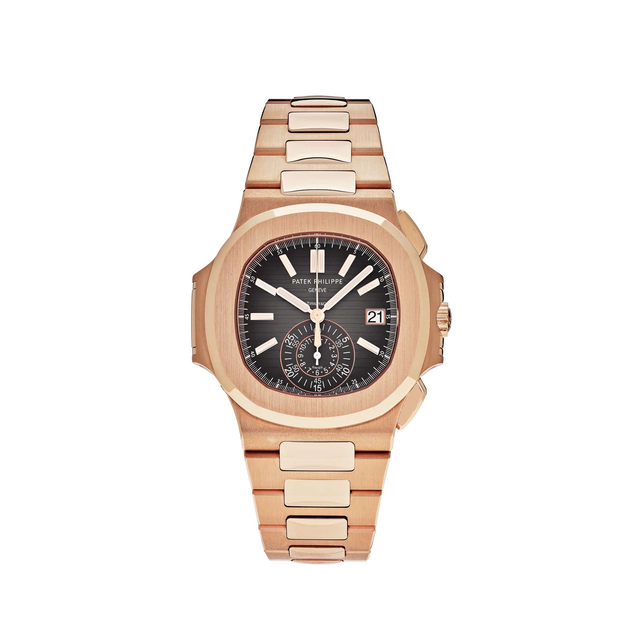 Patek Philippe Nautilus 5980/1R-001 'Tiffany & Co.' Chronograph Date Rose Gold