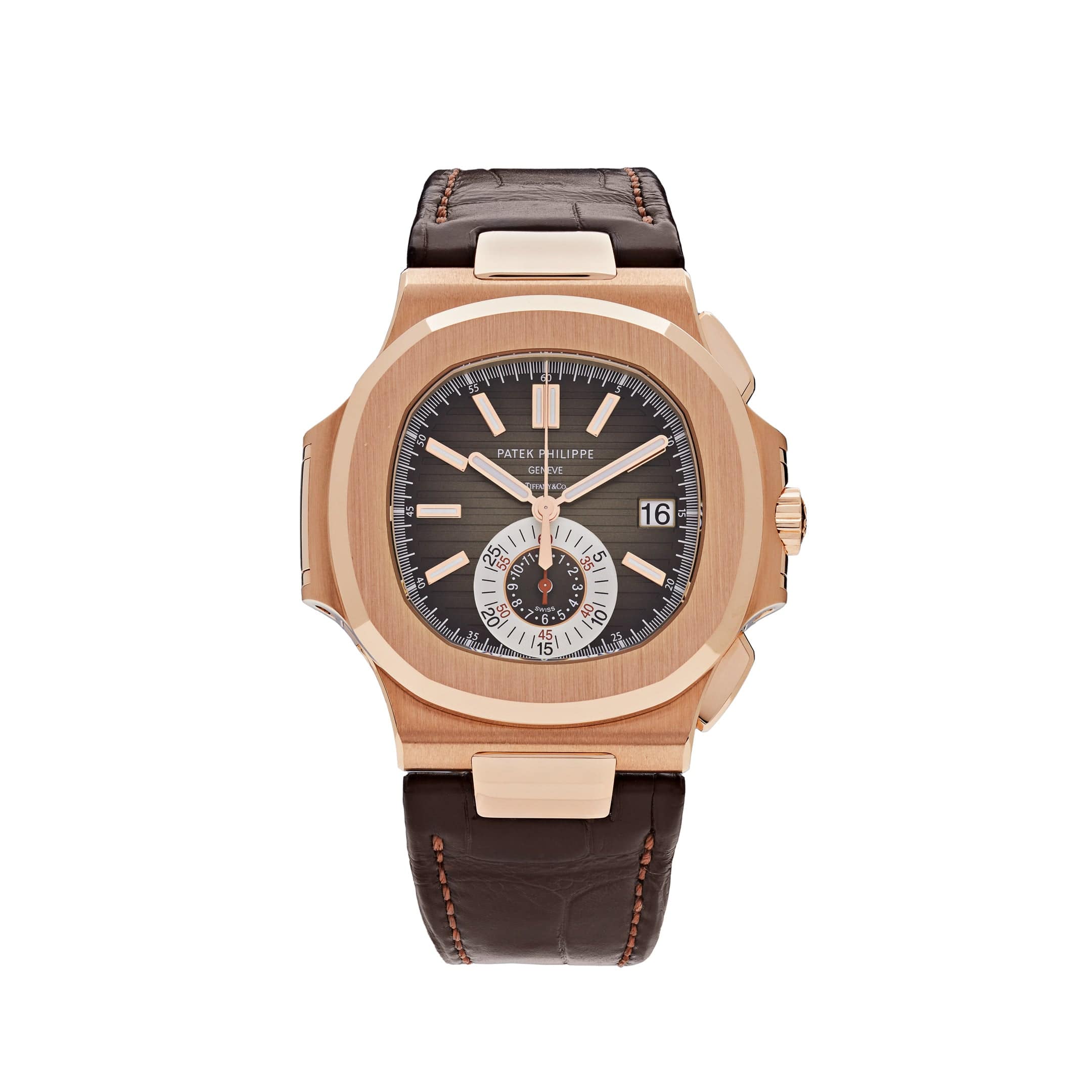 Patek Philippe Nautilus 5980R-001 'Tiffany & Co' Chronograph Date Rose Gold (2022)