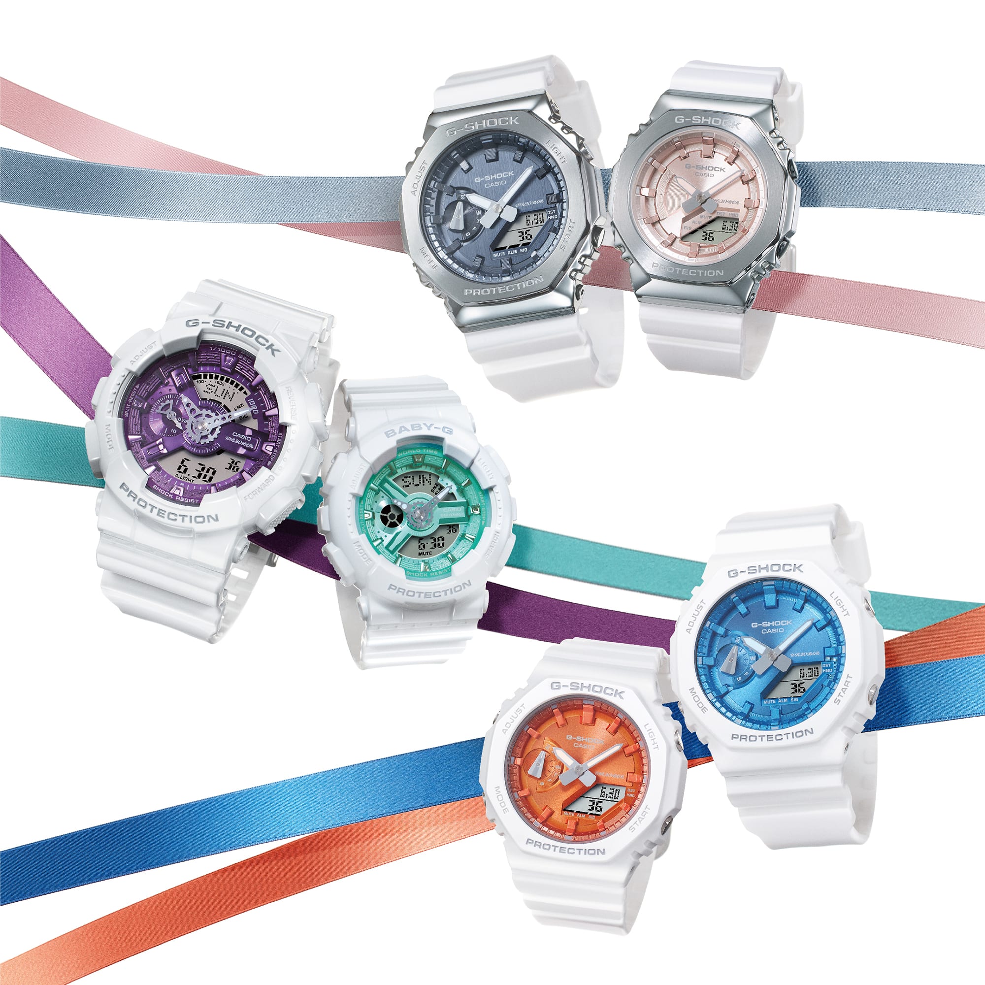 G-shock WOMEN
 GMS2100WS7A - Premium Luxury Product
