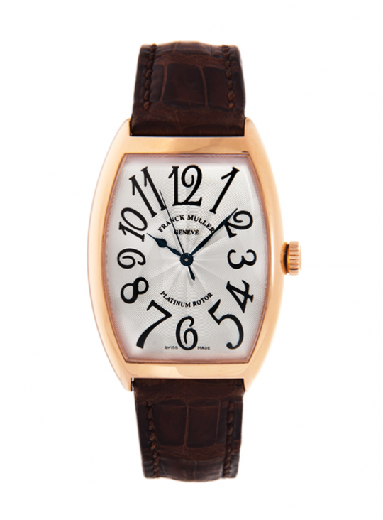 Franck Muller Cintrée Curvex Classic 18K Rose Gold Men`s Watch - Premium Luxury Product