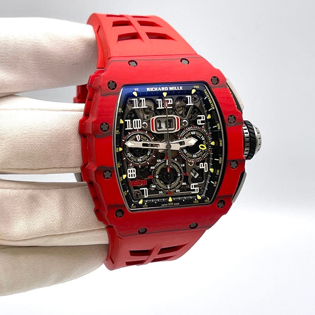 Richard Mille RM 11-03 Automatic Flyback Chronograph Red Quartz TPT NTPT