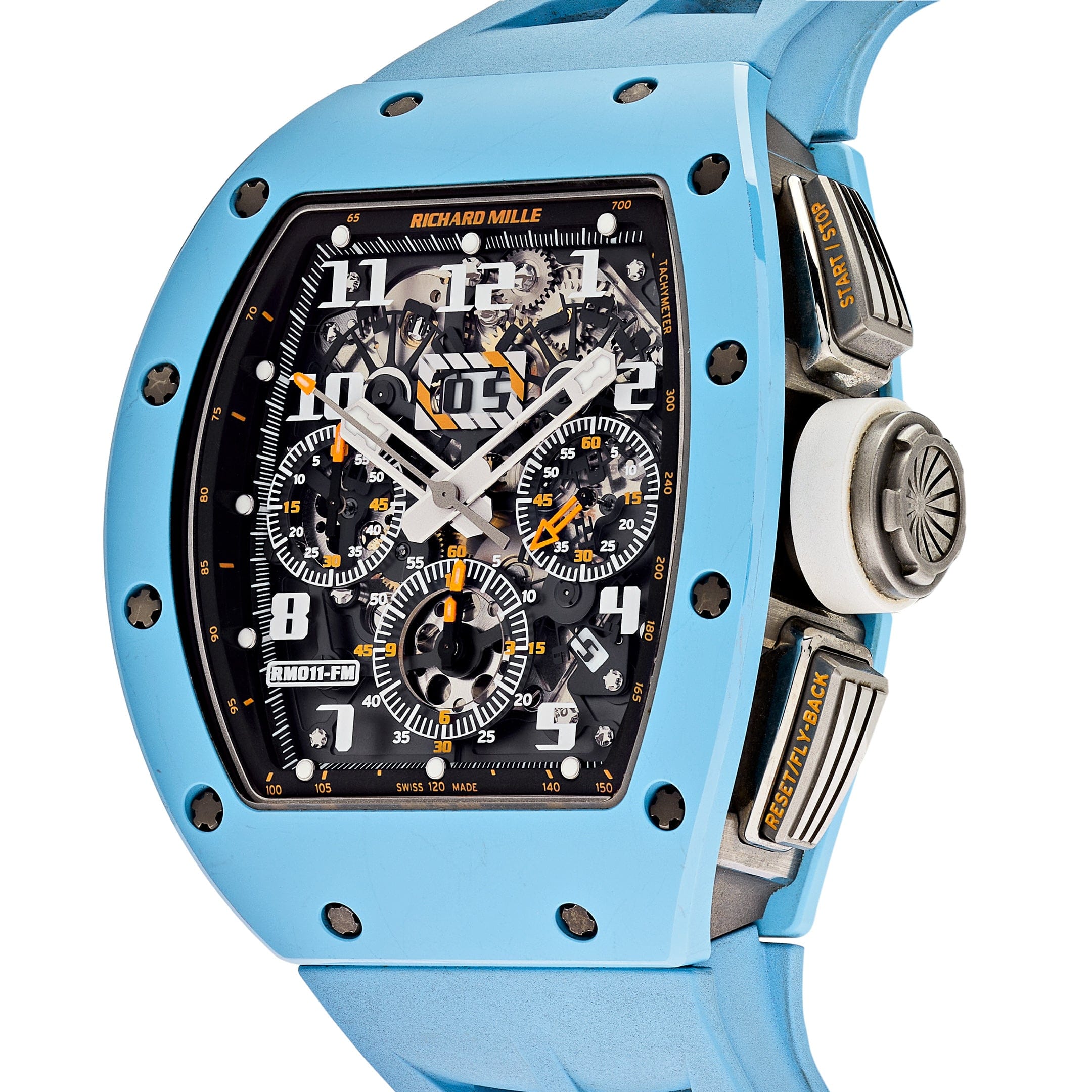 Richard Mille RM 011 Baby Blue Ceramic Felipe Massa Last Edition